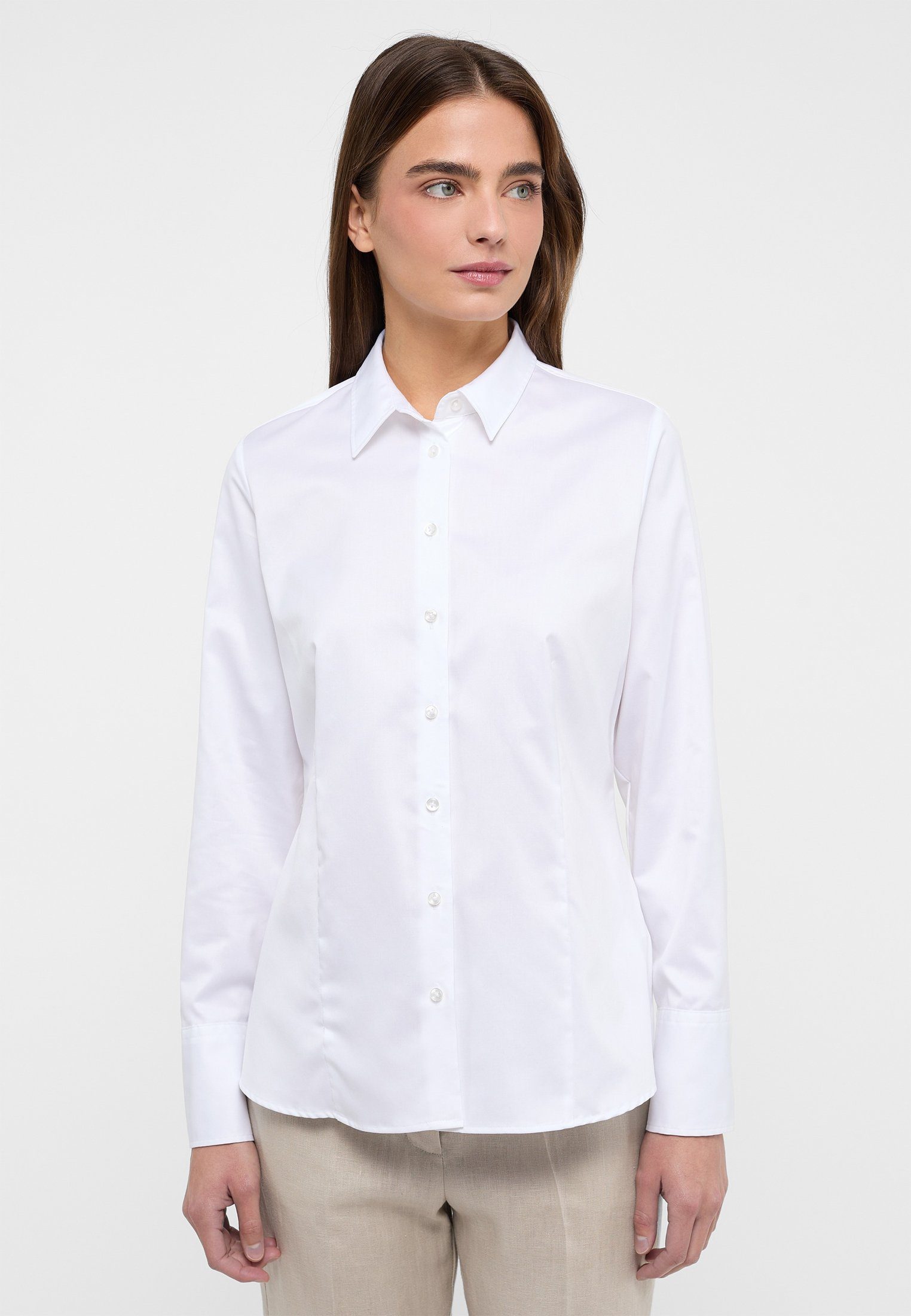NU 21% KORTING: Eterna blouse met lange mouwen MODERN CLASSIC