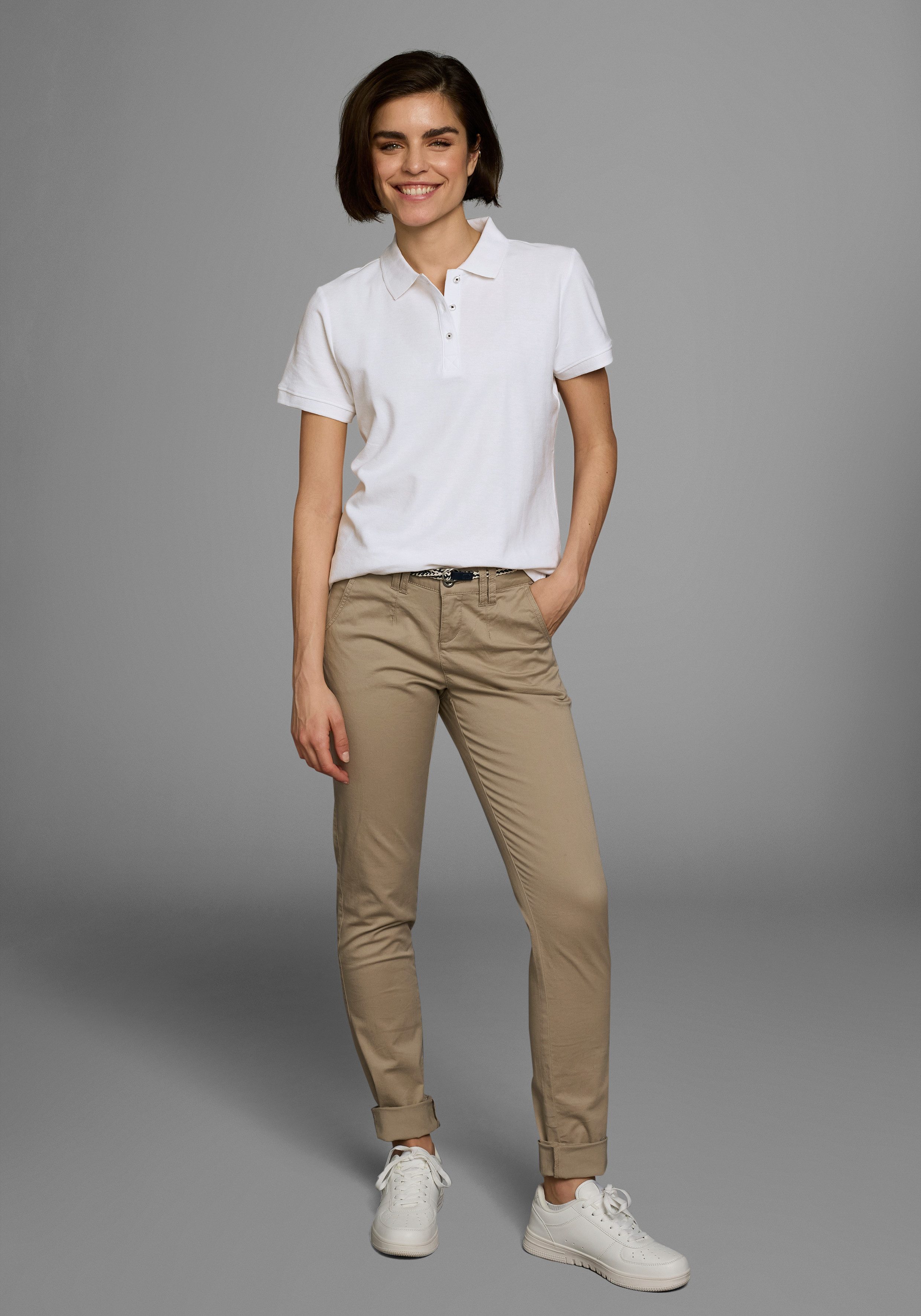 Eastwind Poloshirt Korte mouw, figuuraccentuerende snit, polokraag (2-delig, Set van 2)