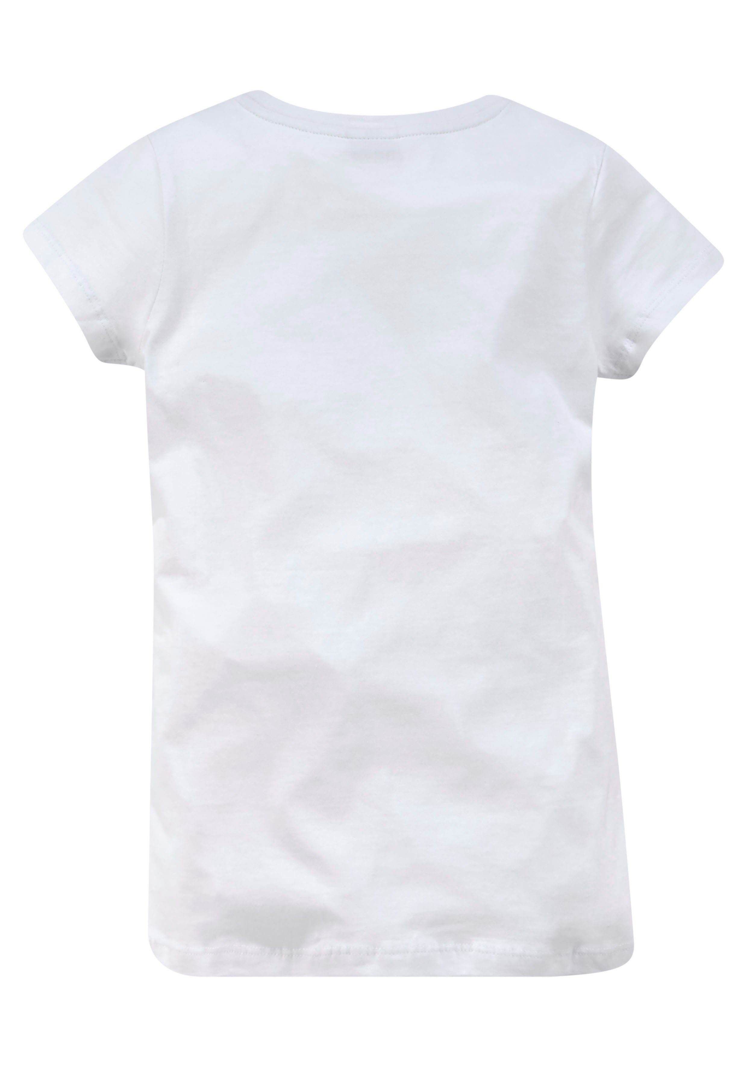 KangaROOS T-shirt Korte mouwen, getailleerde snit, met logoprint, ronde hals