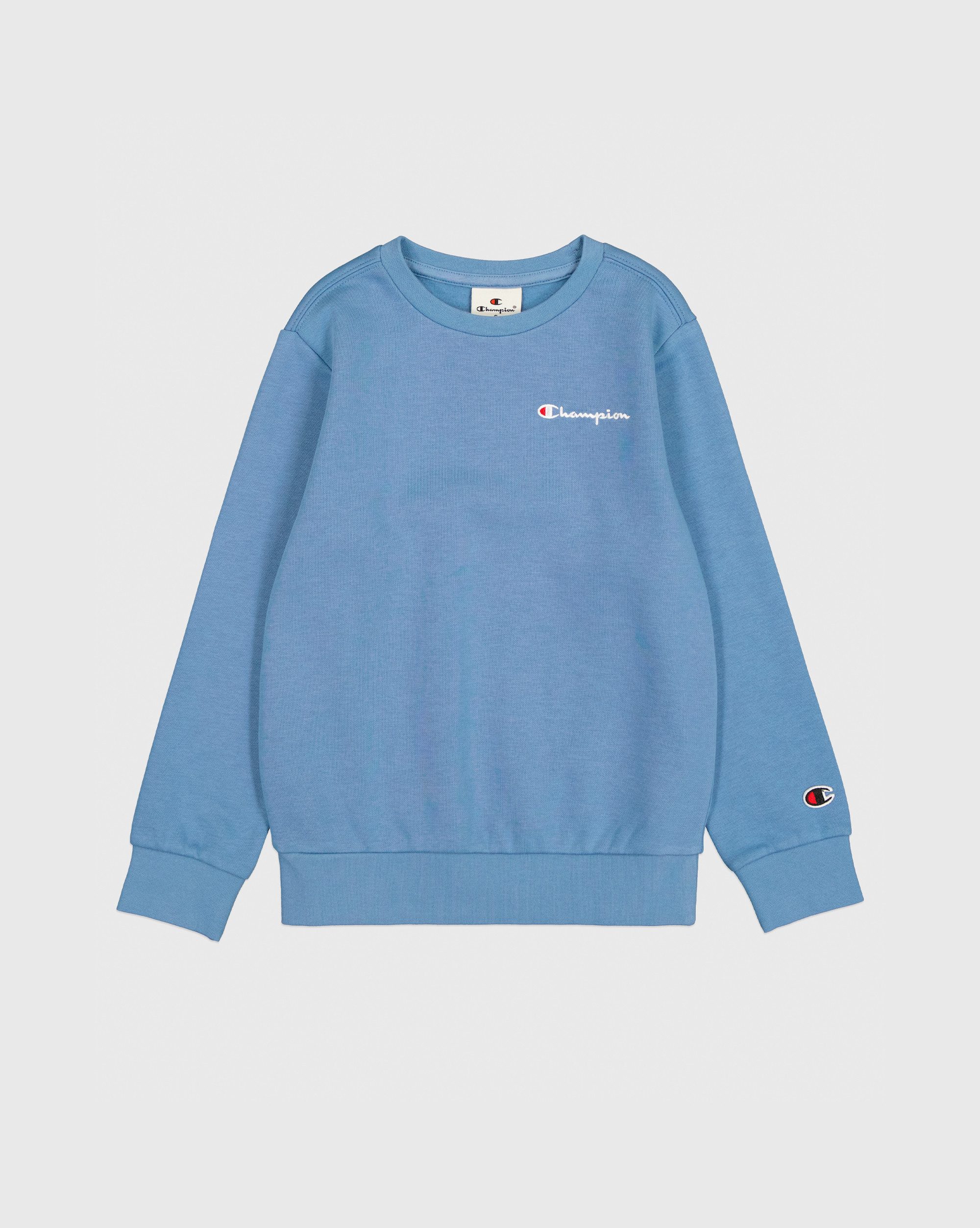 Champion Script Logo Fleece Crewneck Sweater Junior