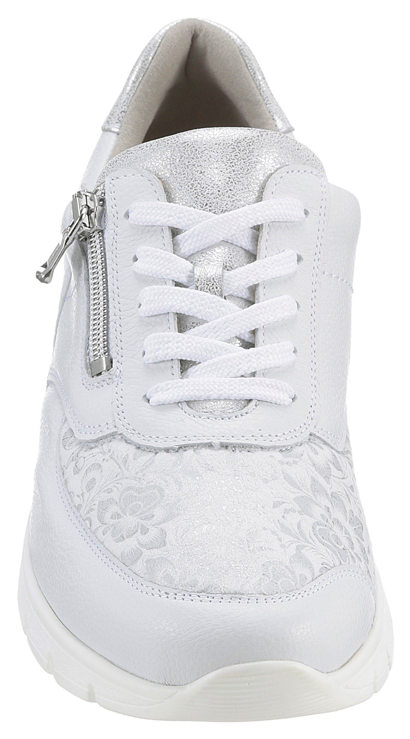 Waldläufer Sneakers K-RAMONA-Soft in breedte k, met orthotritt, vrijetijdsschoen, lage schoen, veterschoen