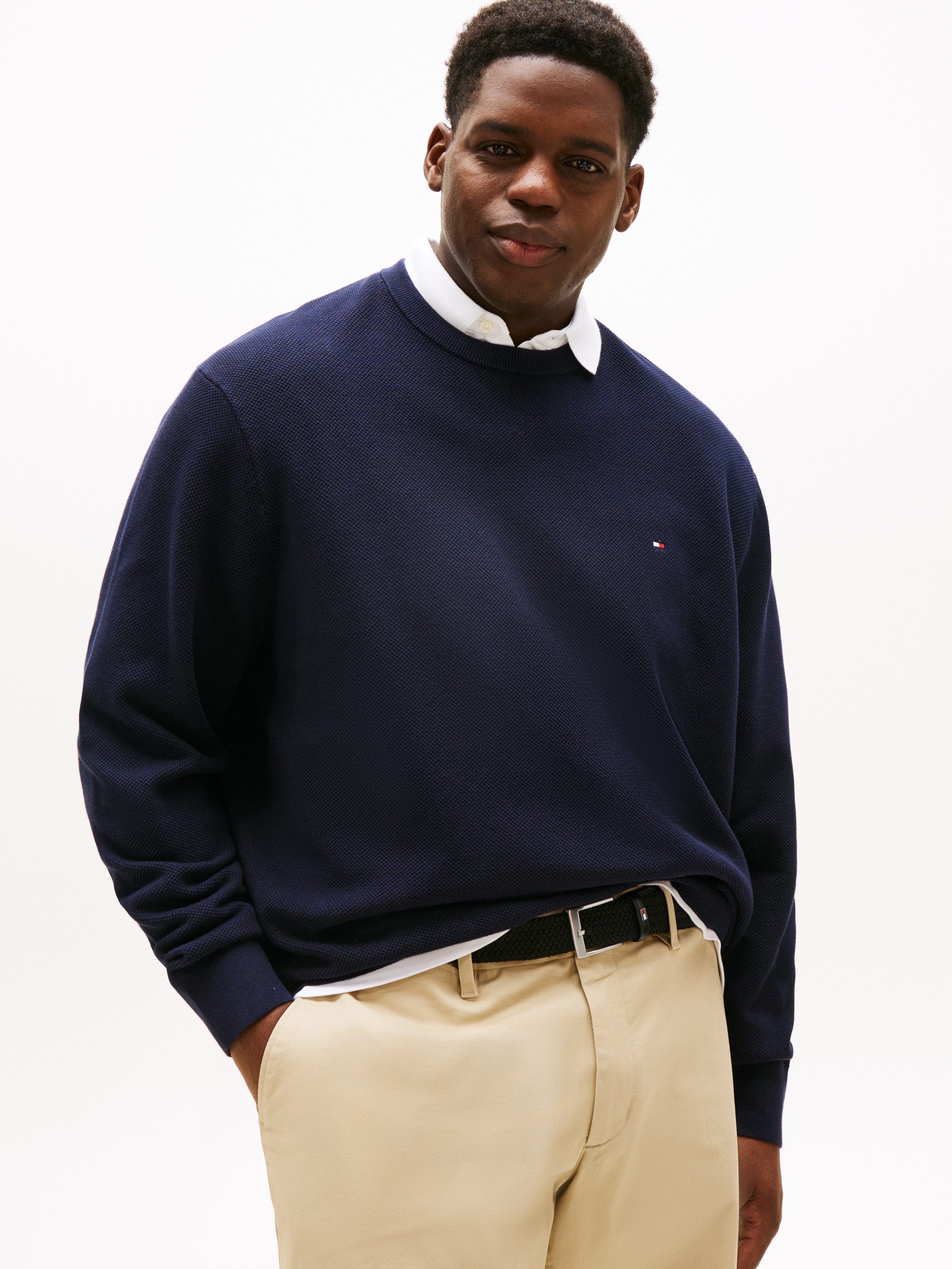Tommy Hilfiger Trui met ronde hals BT-ESSENTIAL STRUCTURE CREW NECK