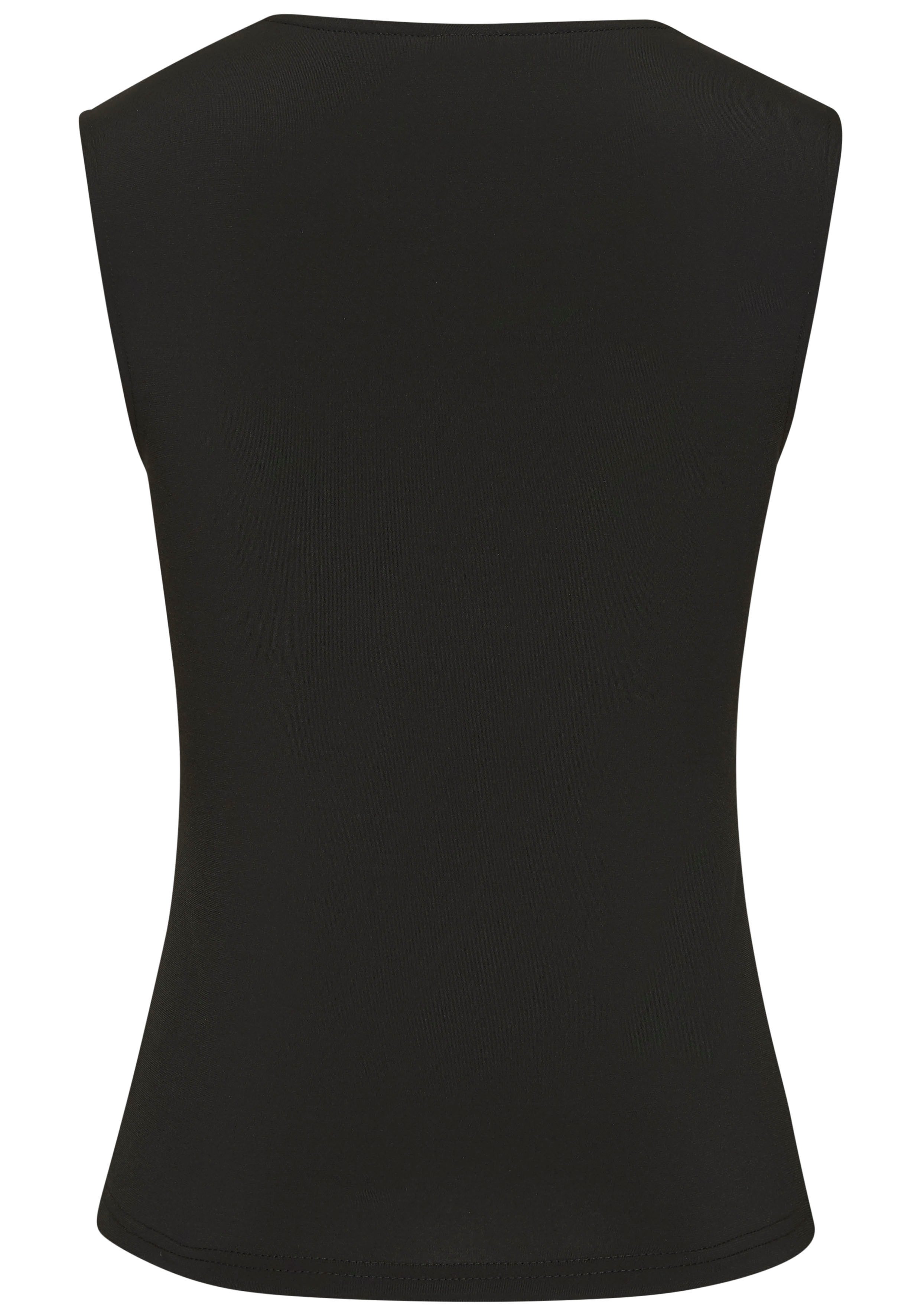 Lascana Tanktop van kreukvrij materiaal, elegant basis top met brede banden