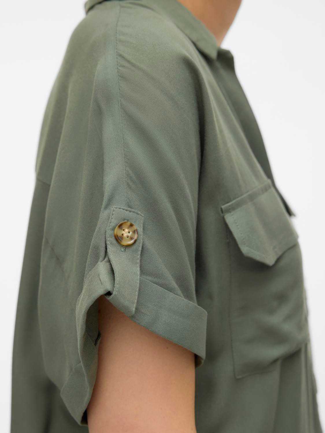Vero Moda Overhemdblouse VMBUMPY S/S SHIRT WVN GA NOOS