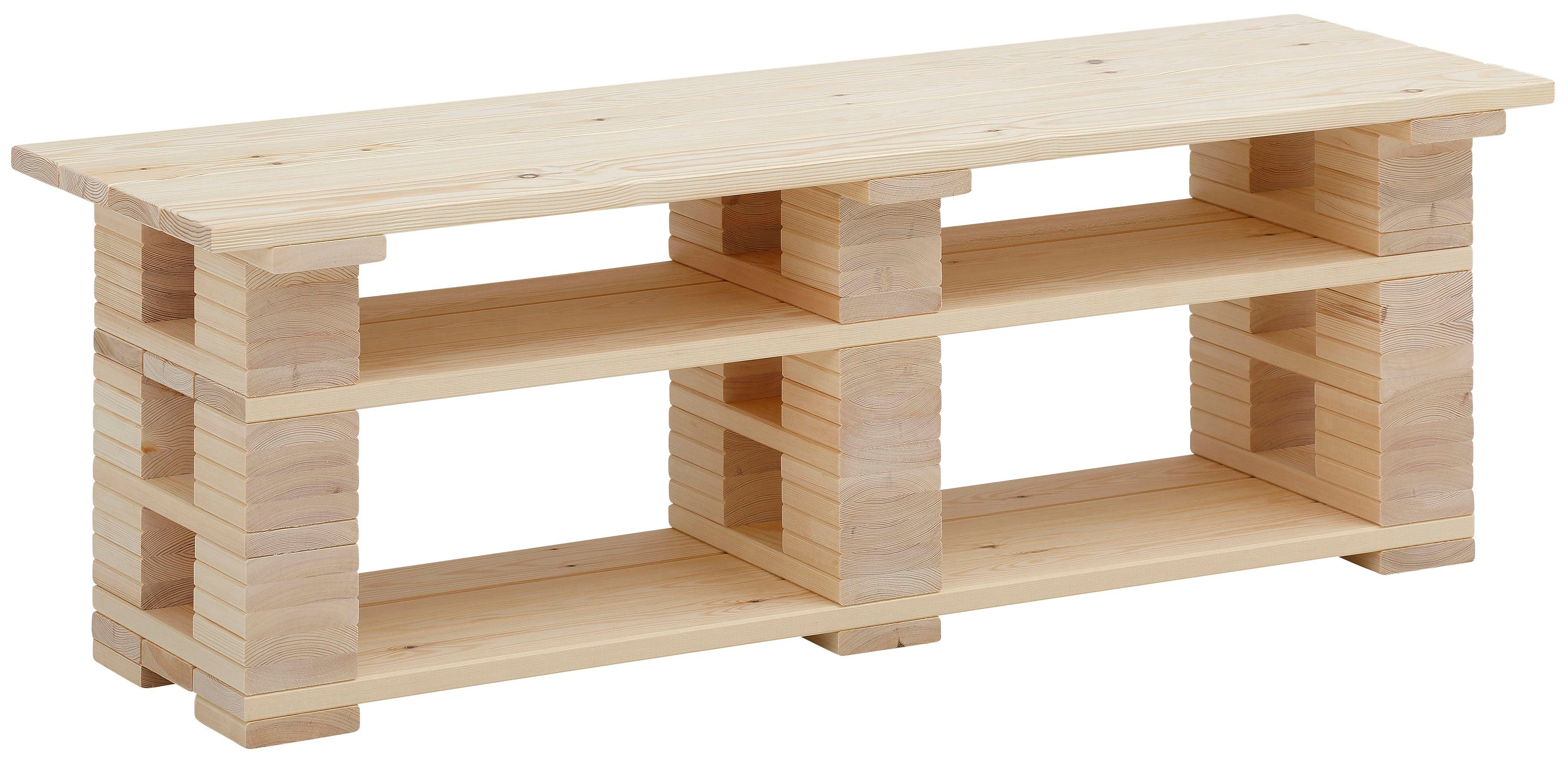 Home affaire Tv-meubel Pinus Kast in trendy paletontwerp