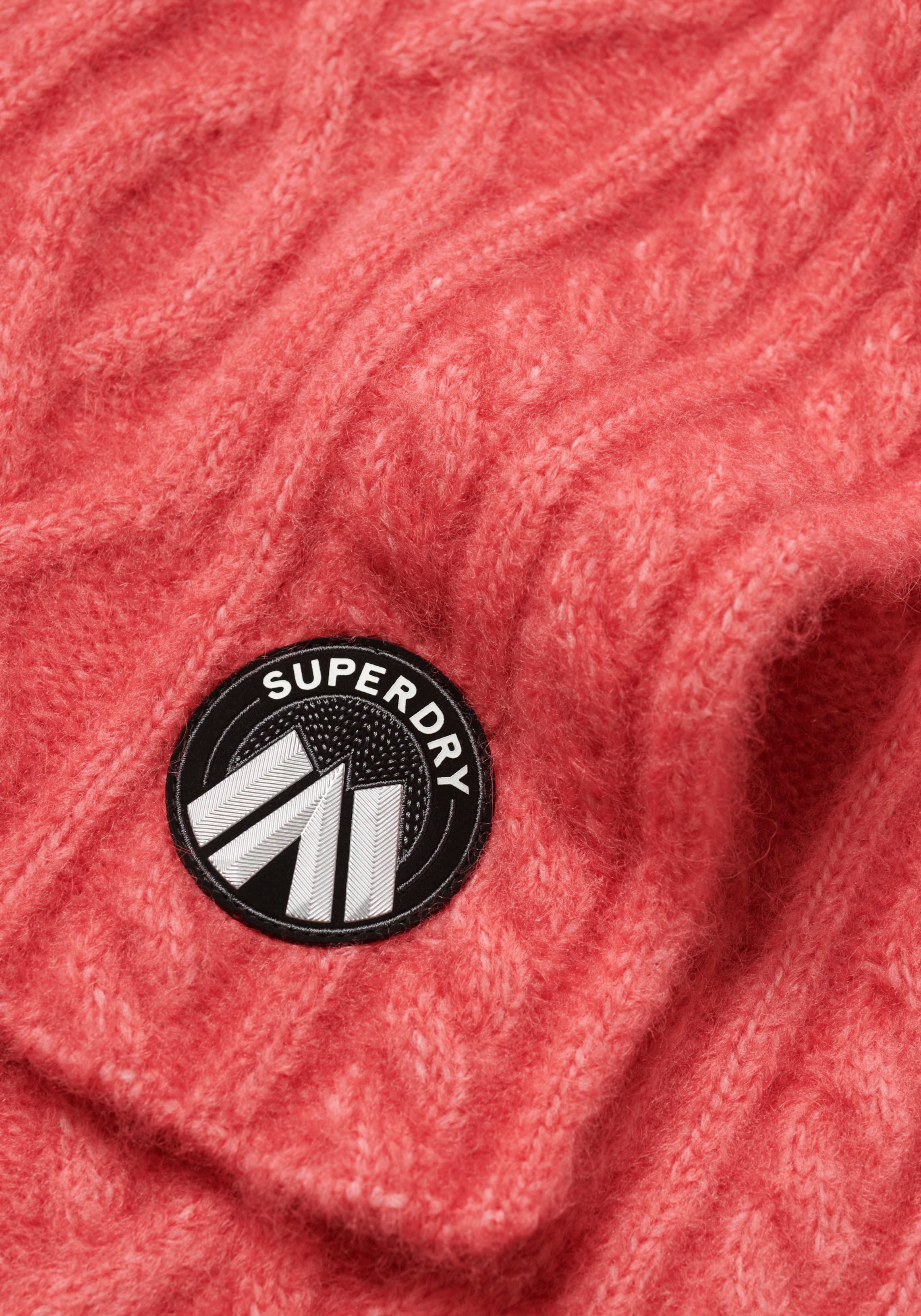 Superdry Gebreide sjaal CABLE LUXE KNIT SCARF