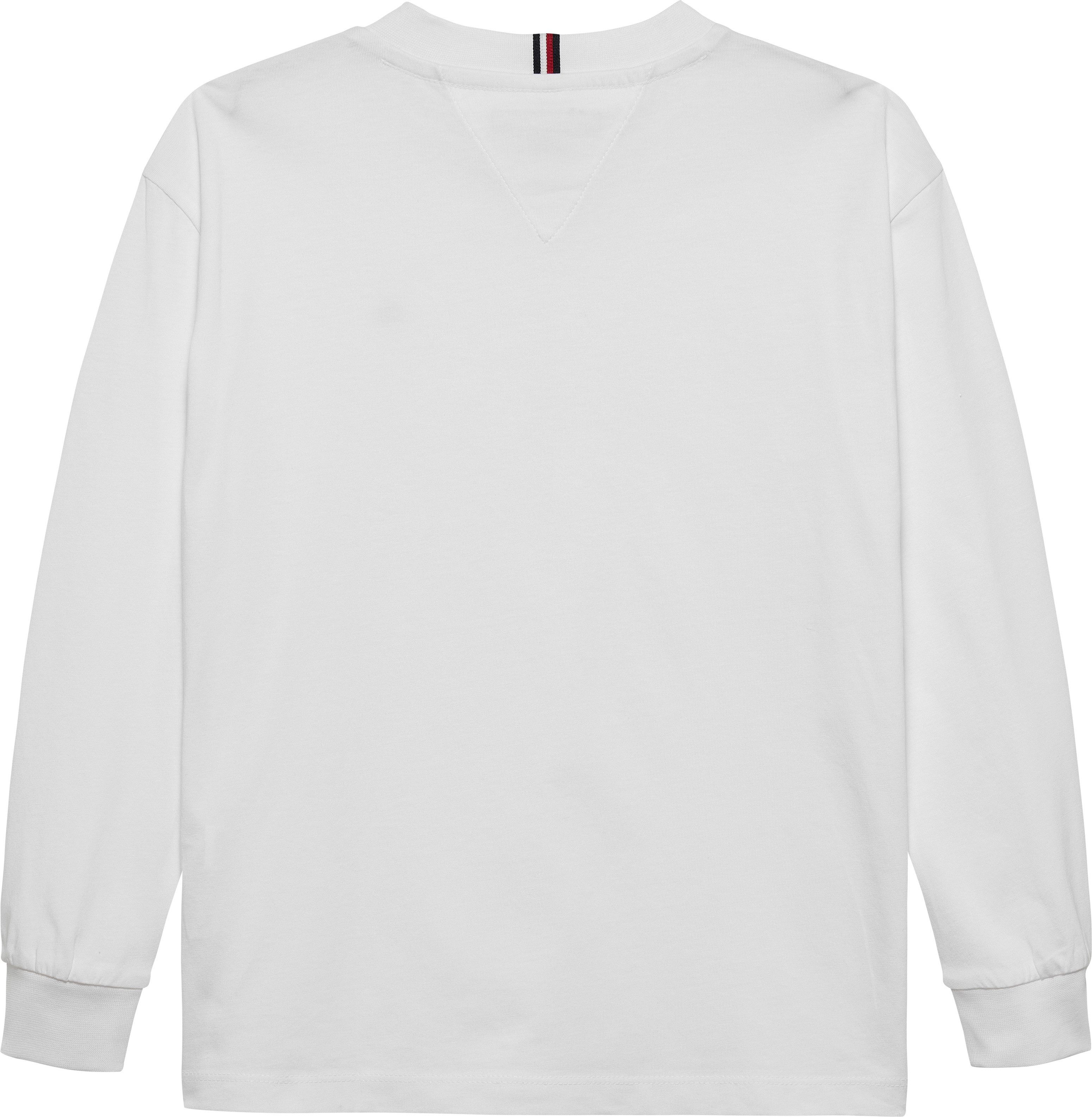 Tommy Hilfiger Shirt met lange mouwen ESSENTIAL T-SHIRT LS voor kinderen tot 16 jaar, merklogo