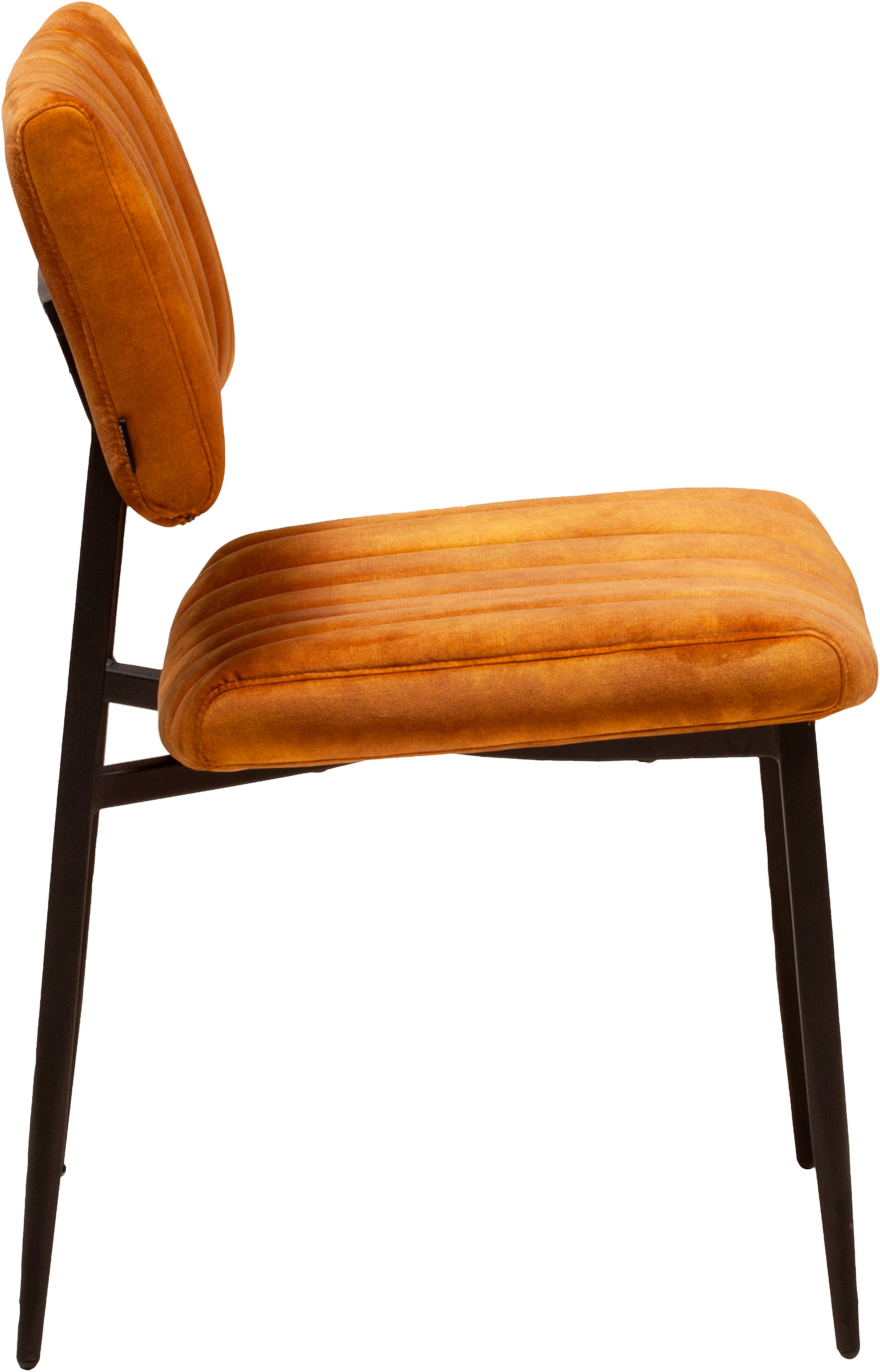 OMG Design Eetkamerstoel Ivan onderhoudsvriendelijk velvet bekleding, keukenstoel (set)