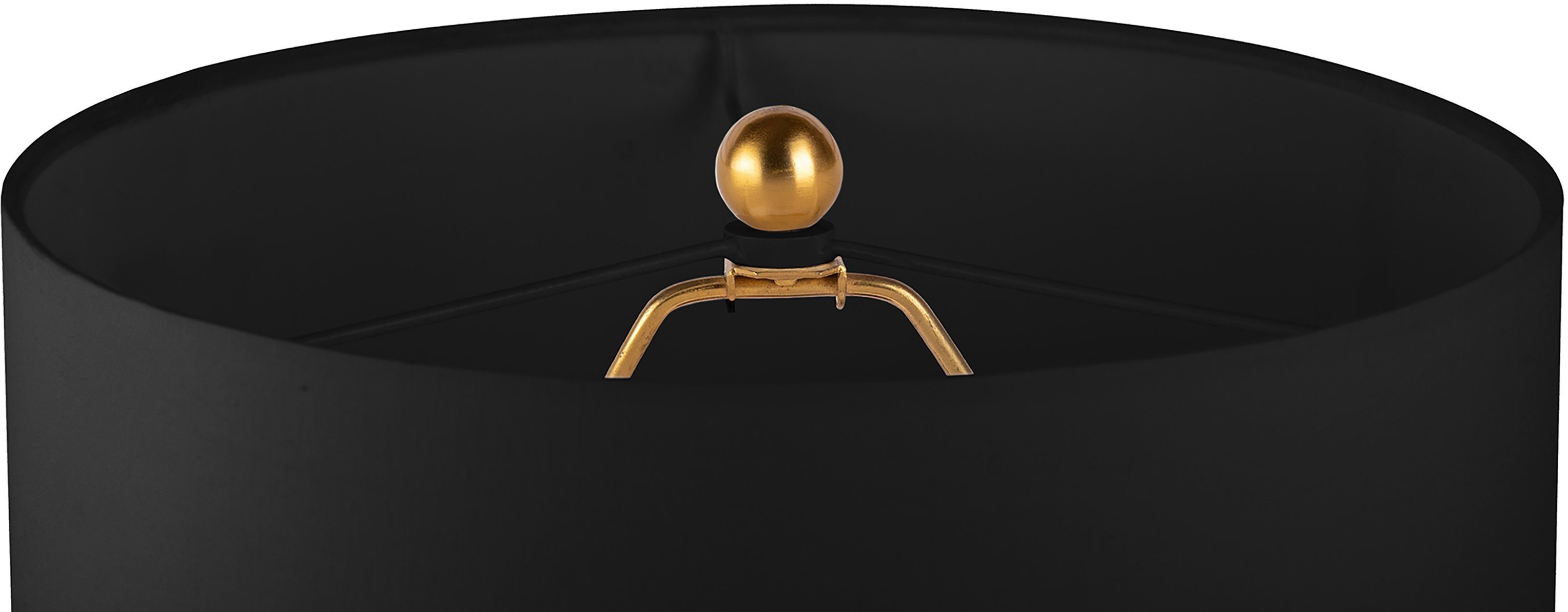 Kayoom Staande lamp Ceres Vloerlamp, basis in materiaal-mix van marmer en ijzer, stoffen kap (1 stuk)