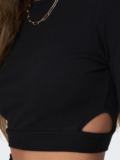 Only Shirt met ronde hals ONLNIKITA L/S TOP JRS