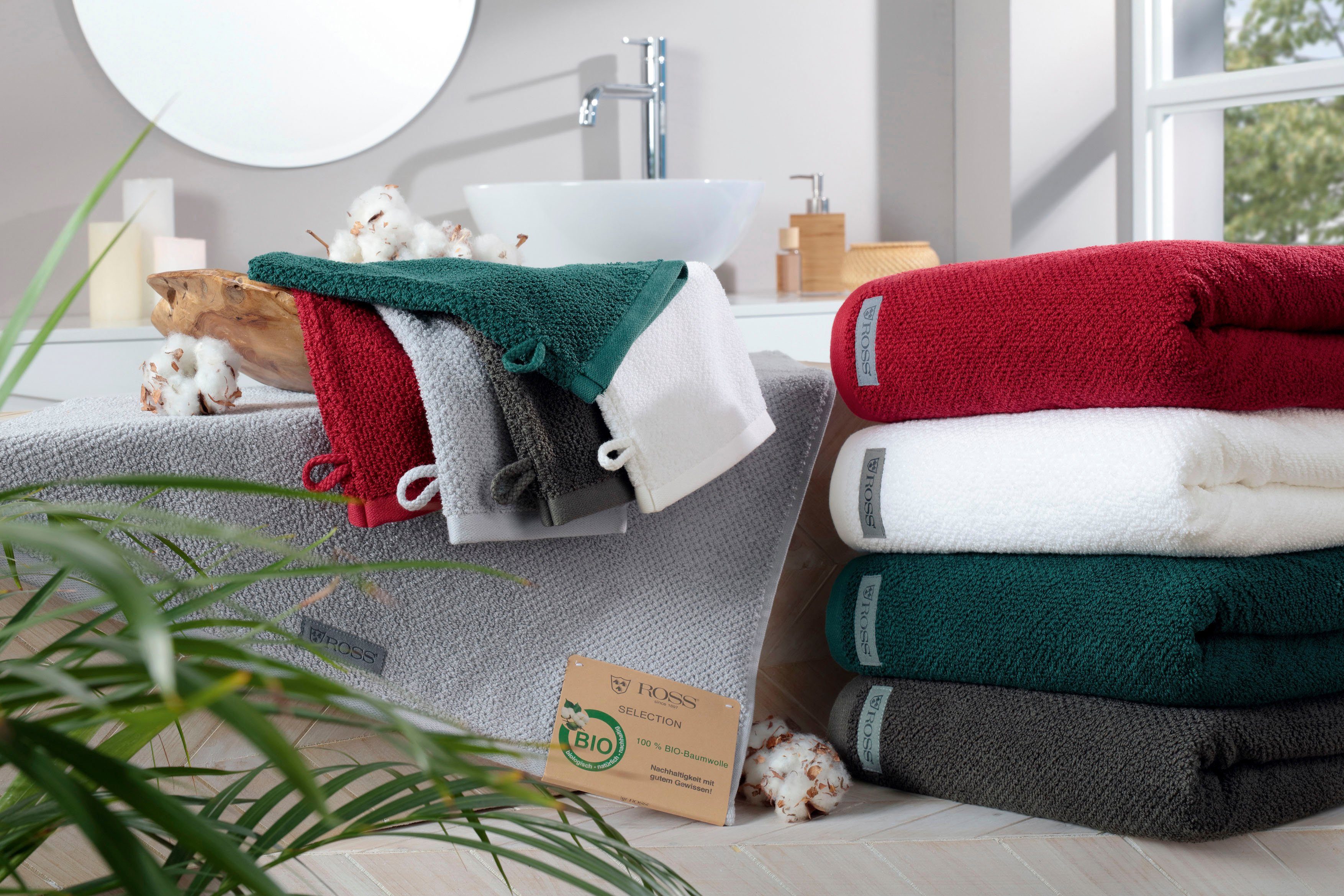 ROSS Washandje Selection 100% bio-katoen (6 stuks)