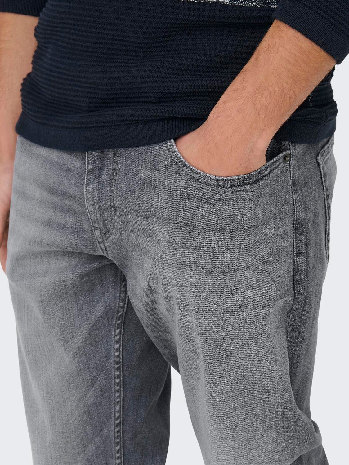ONLY & SONS Straight jeans ONSWEFT REGULAR WB 0021 TAI DNM NOOS