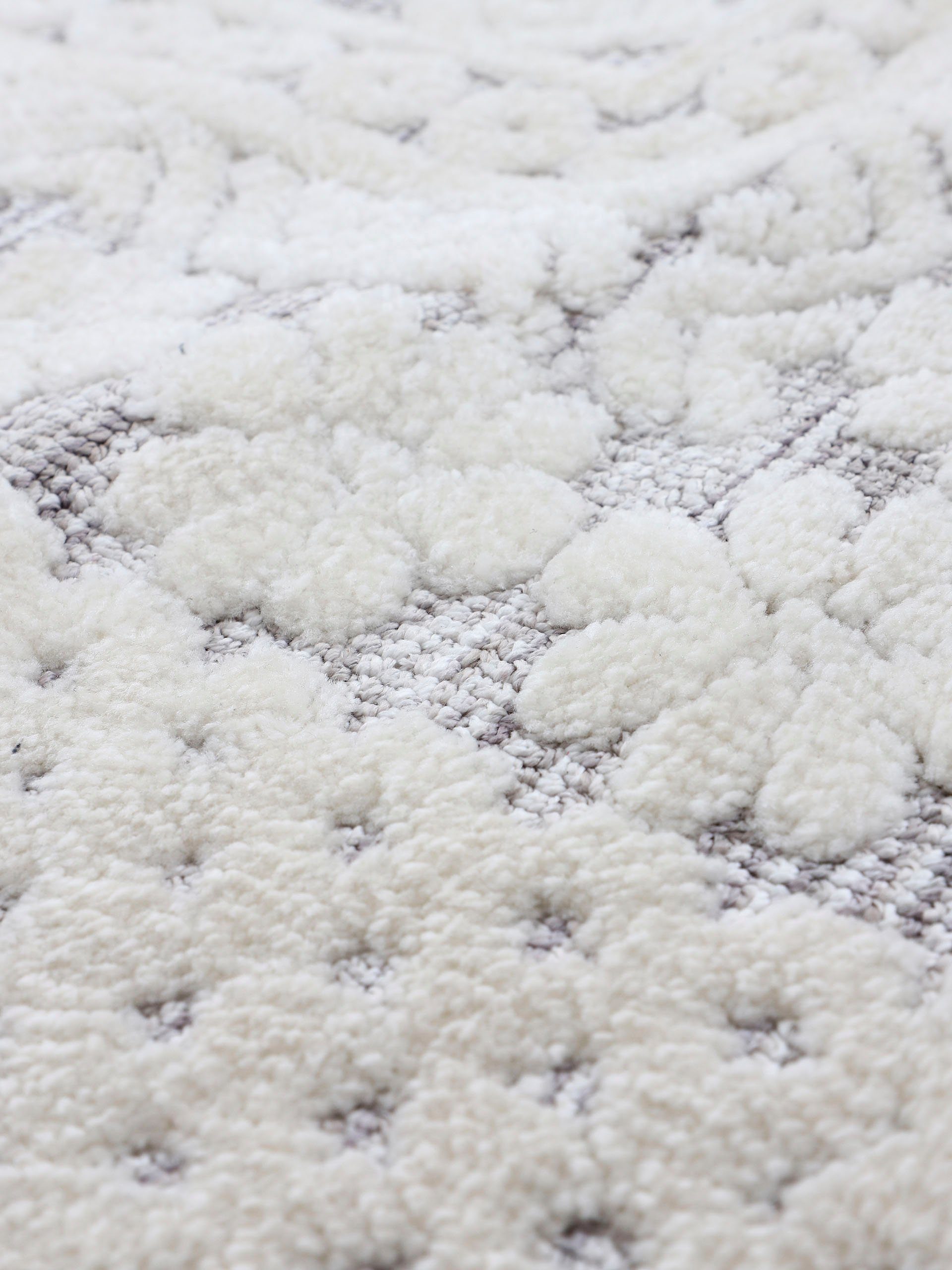 carpetfine Vloerkleed Holly 1 Bloemenmotief, hoog-laag structuur, woonkamer