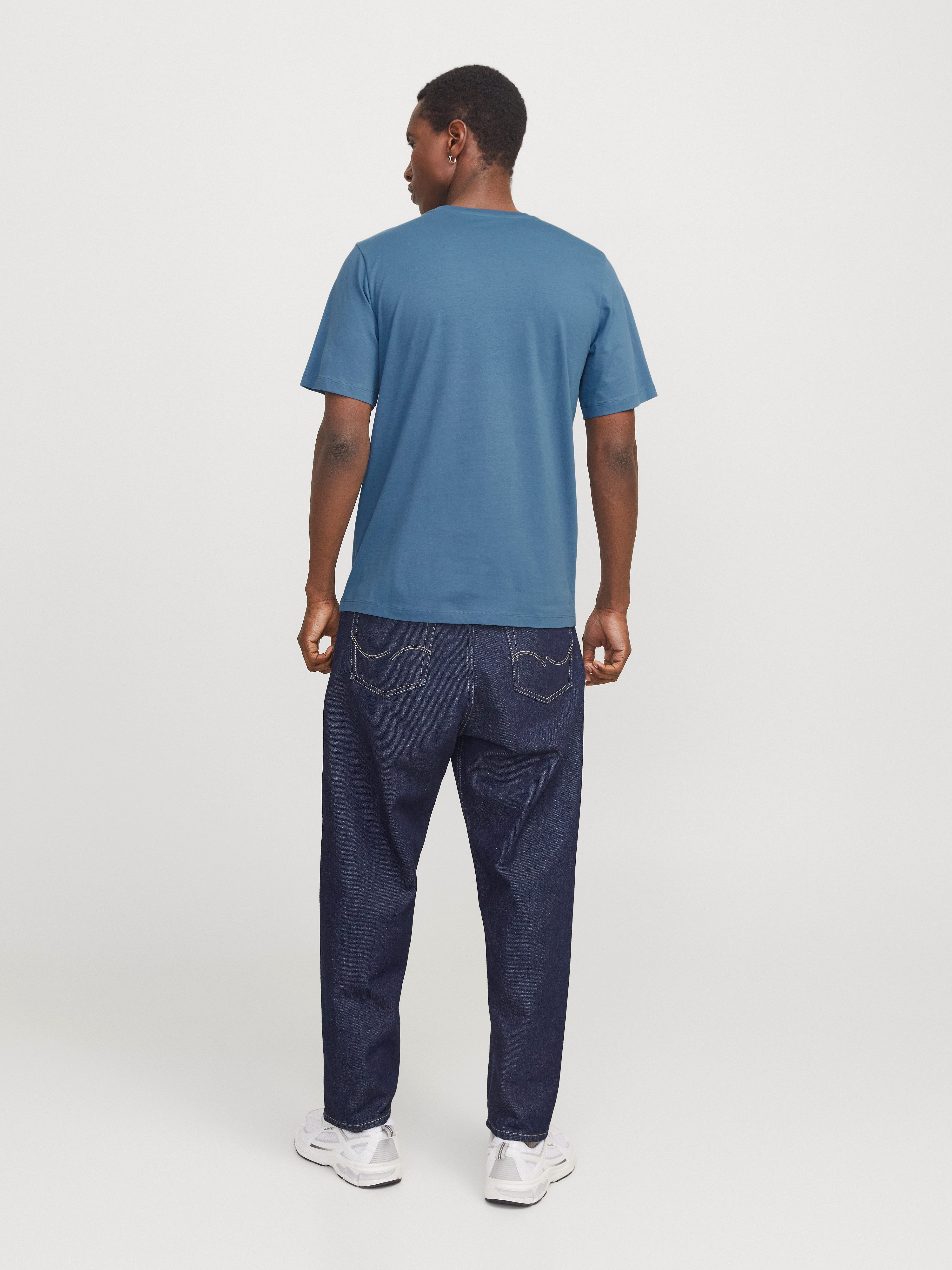 Jack & Jones Shirt met ronde hals JJELOGO TEE SS O-NECK 2 COL SS25 SN