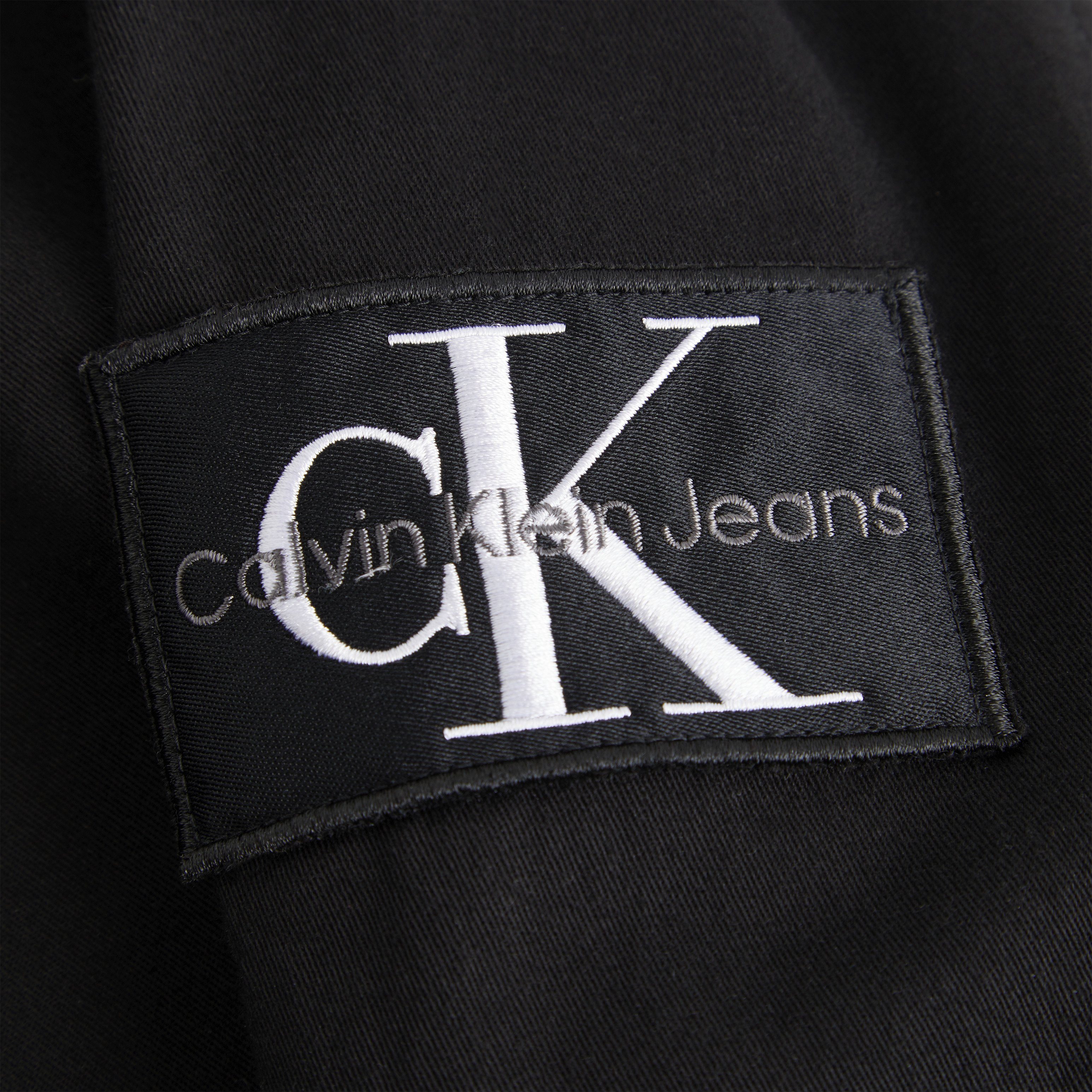 Calvin Klein Overhemd met lange mouwen MONOLOGO BADGE RELAXED SHIRT