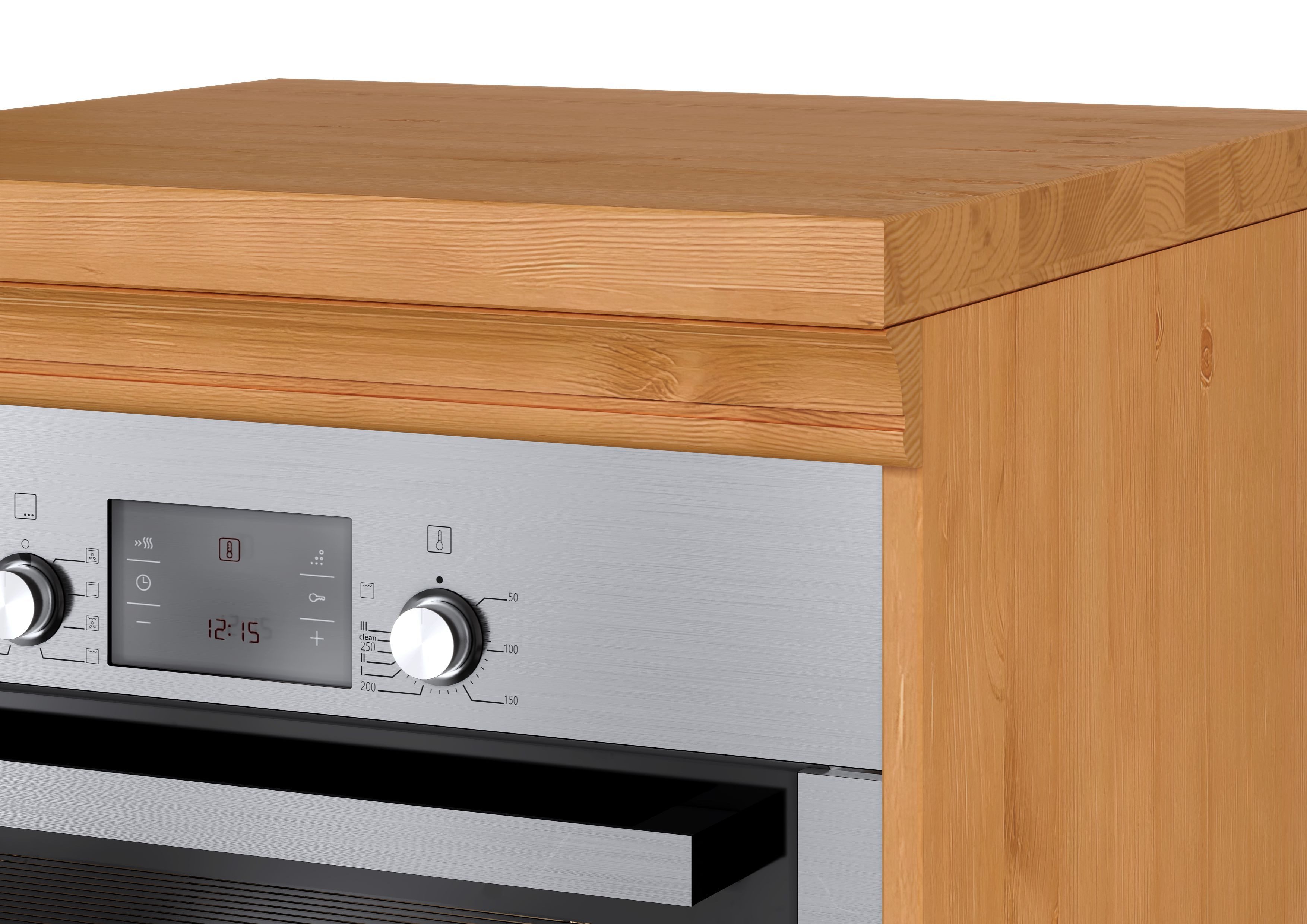 Home affaire Ombouwkast voor oven Rügen Breedte 60 cm, massief grenen, nismaat fornuis B/D/H 56,7/54,2/60,5 cm