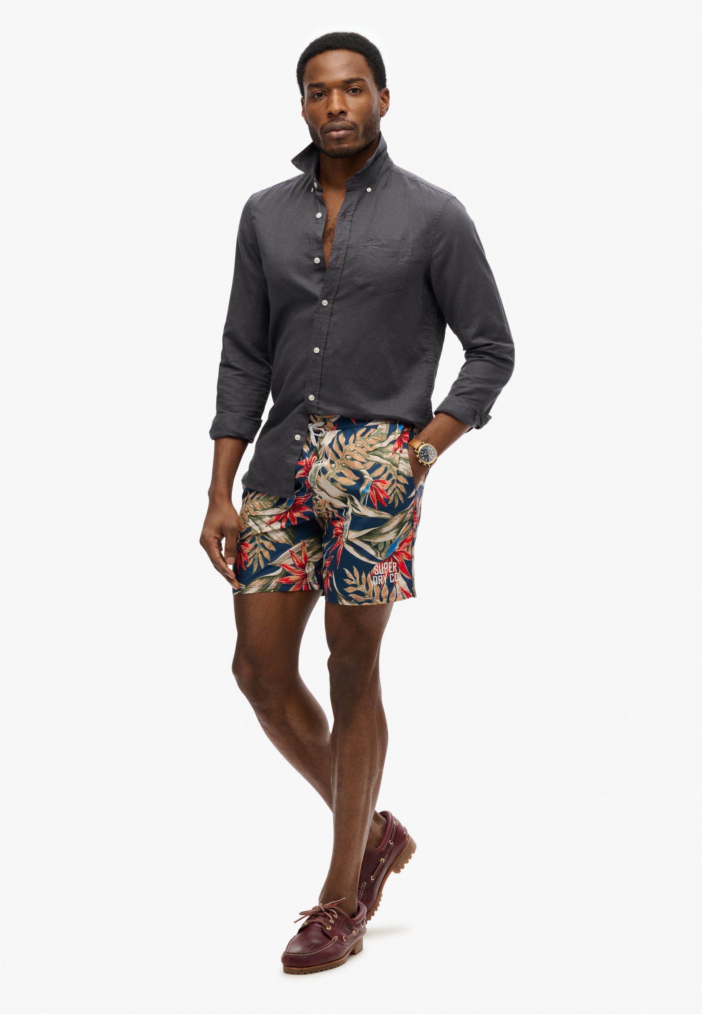 Superdry Zwemshort HAWAIIAN PRINT 17 SWIM SHORT