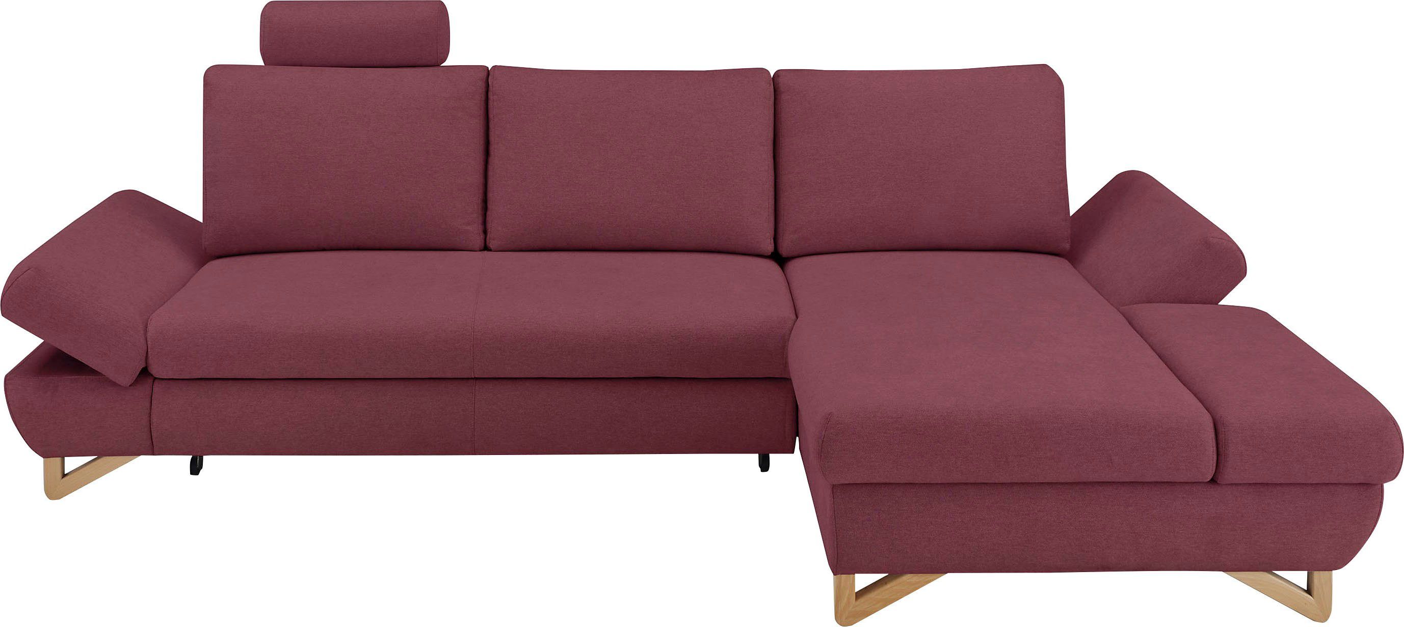 INOSIGN Slaapbank City/Giron comfortabele slaapbank (ligoppervlak 245 x 138 cm) en bedlade