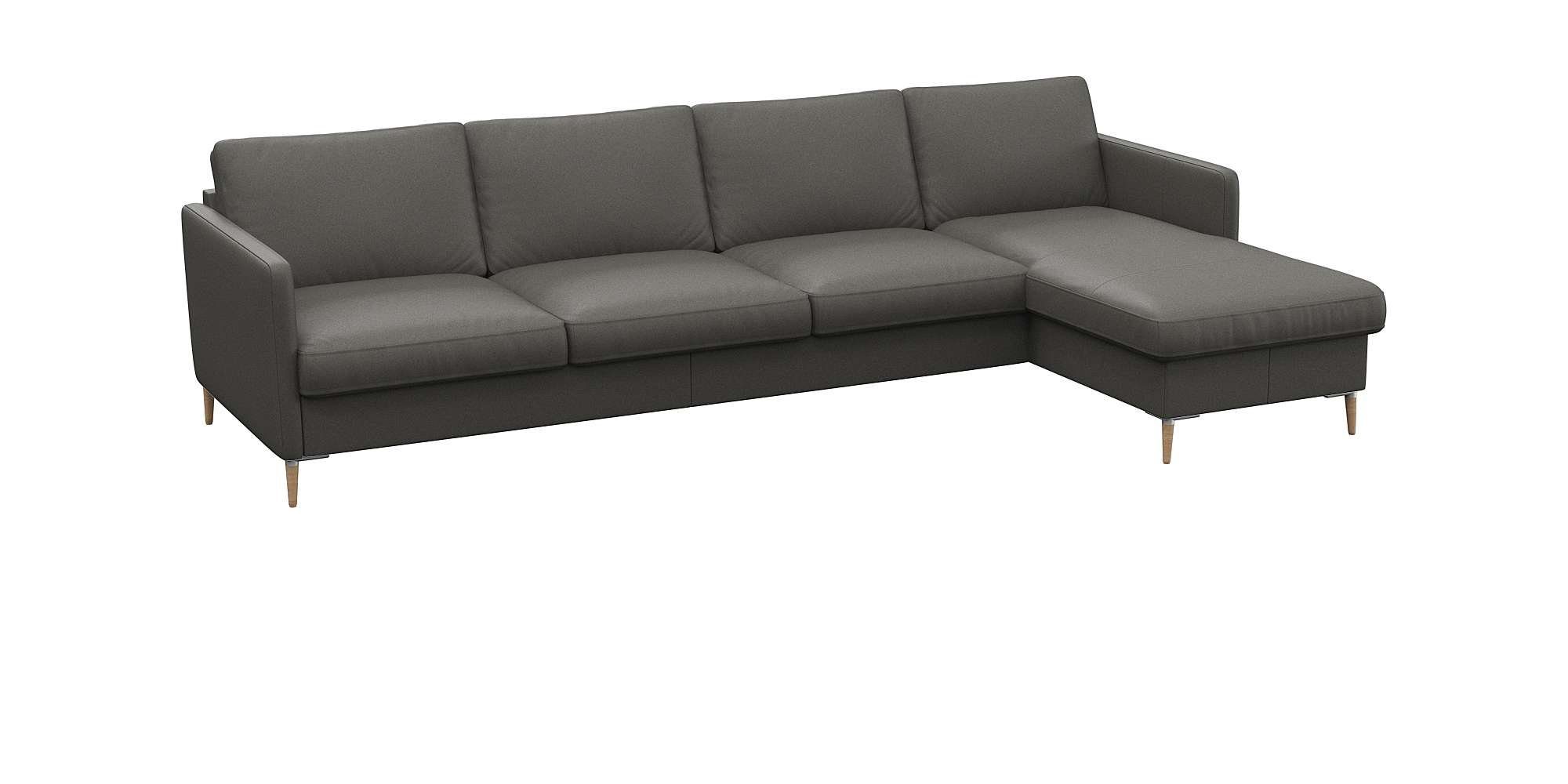 FLEXLUX Hoekbank Fiore, L-vorm, comfortabel en aangenaam door hoogwaardige zitopbouw