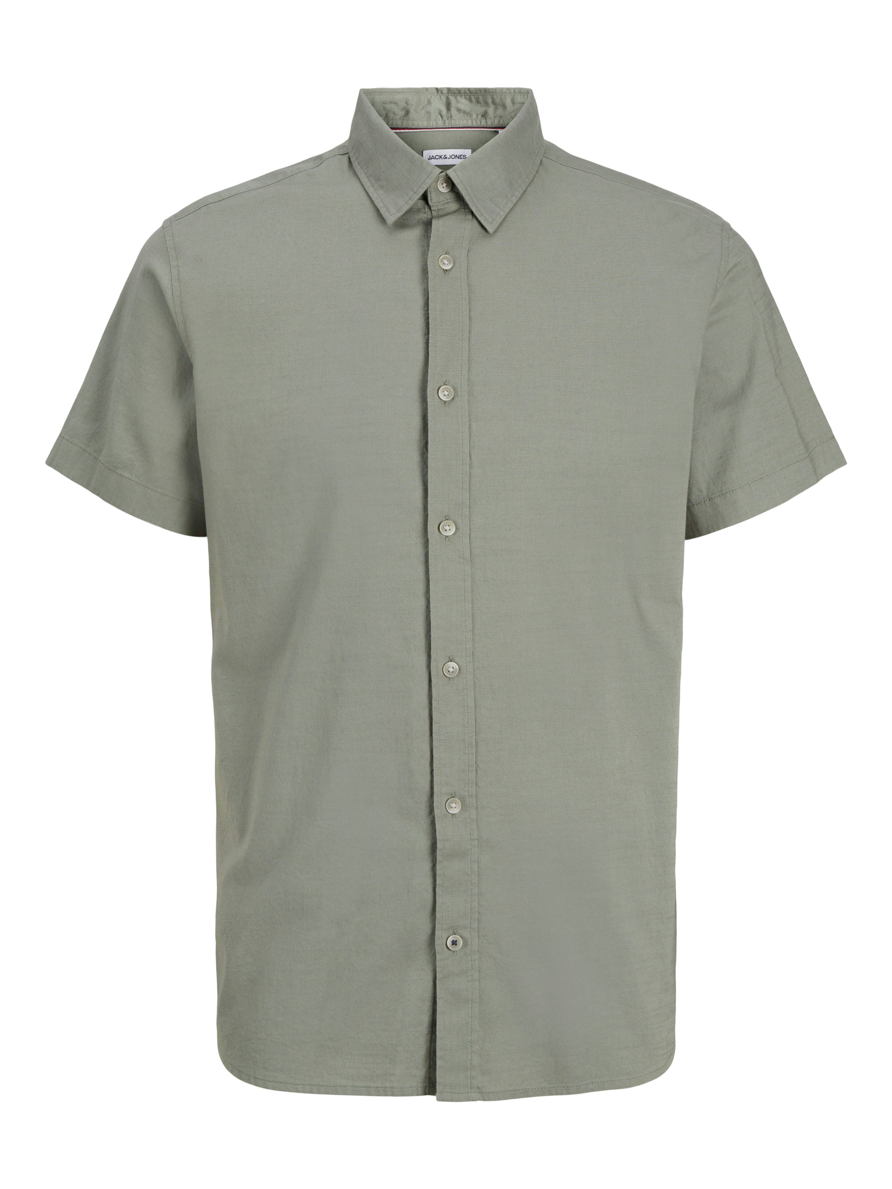 Jack & Jones Overhemd met korte mouwen JJPIERRE SLUB SHIRT SS