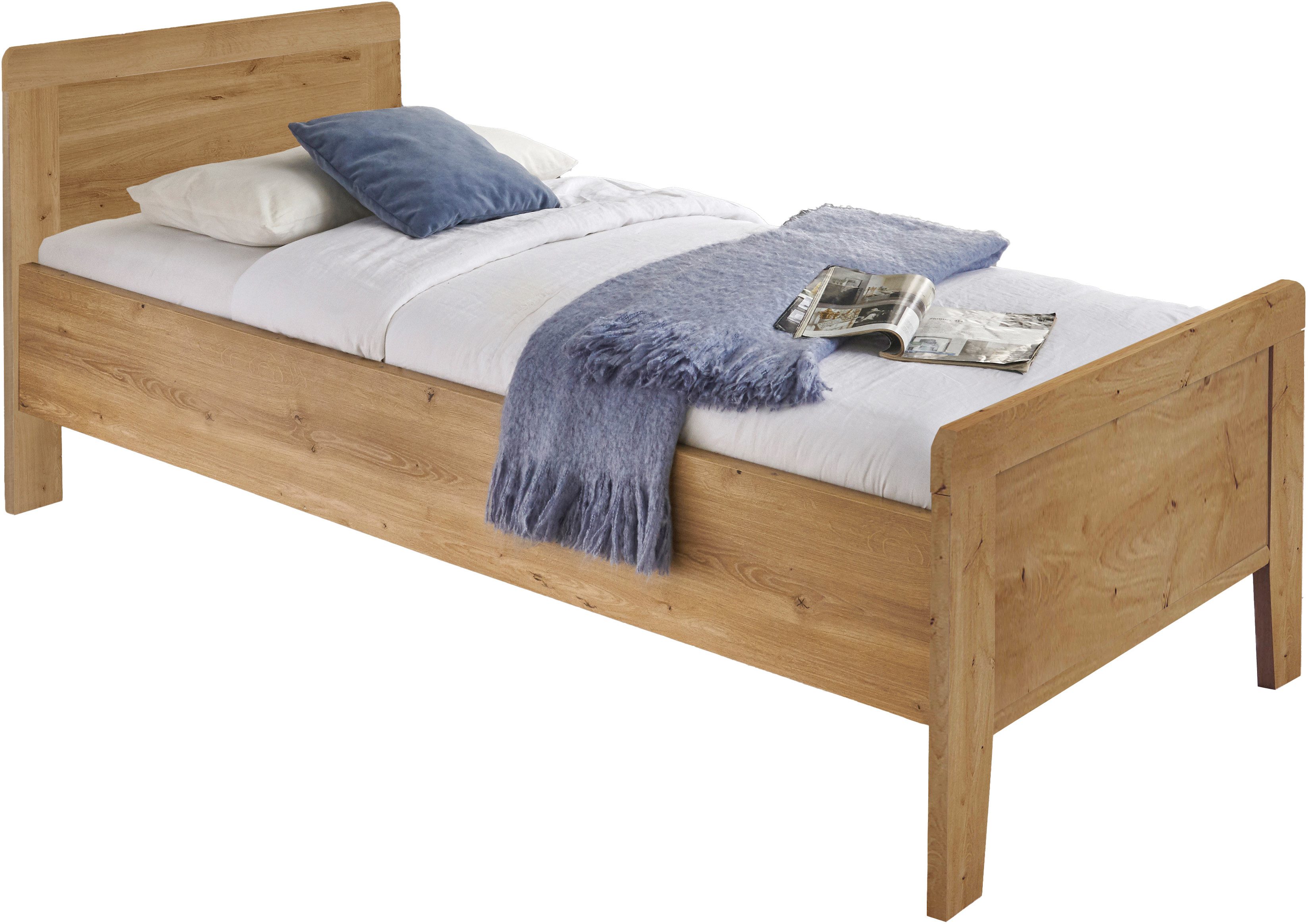 WIEMANN Houten bed Bern viervoudig verstelbare lighoogte bedden beige