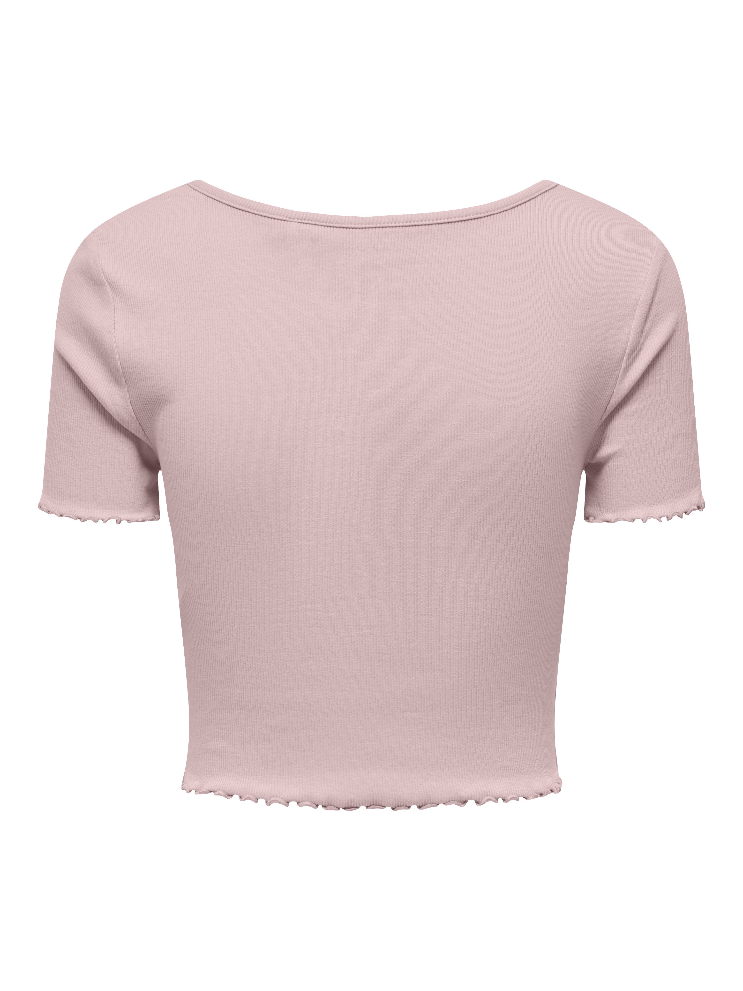 Only Shirt met korte mouwen ONLBETTY S/S V-NECK TOP CC JRS