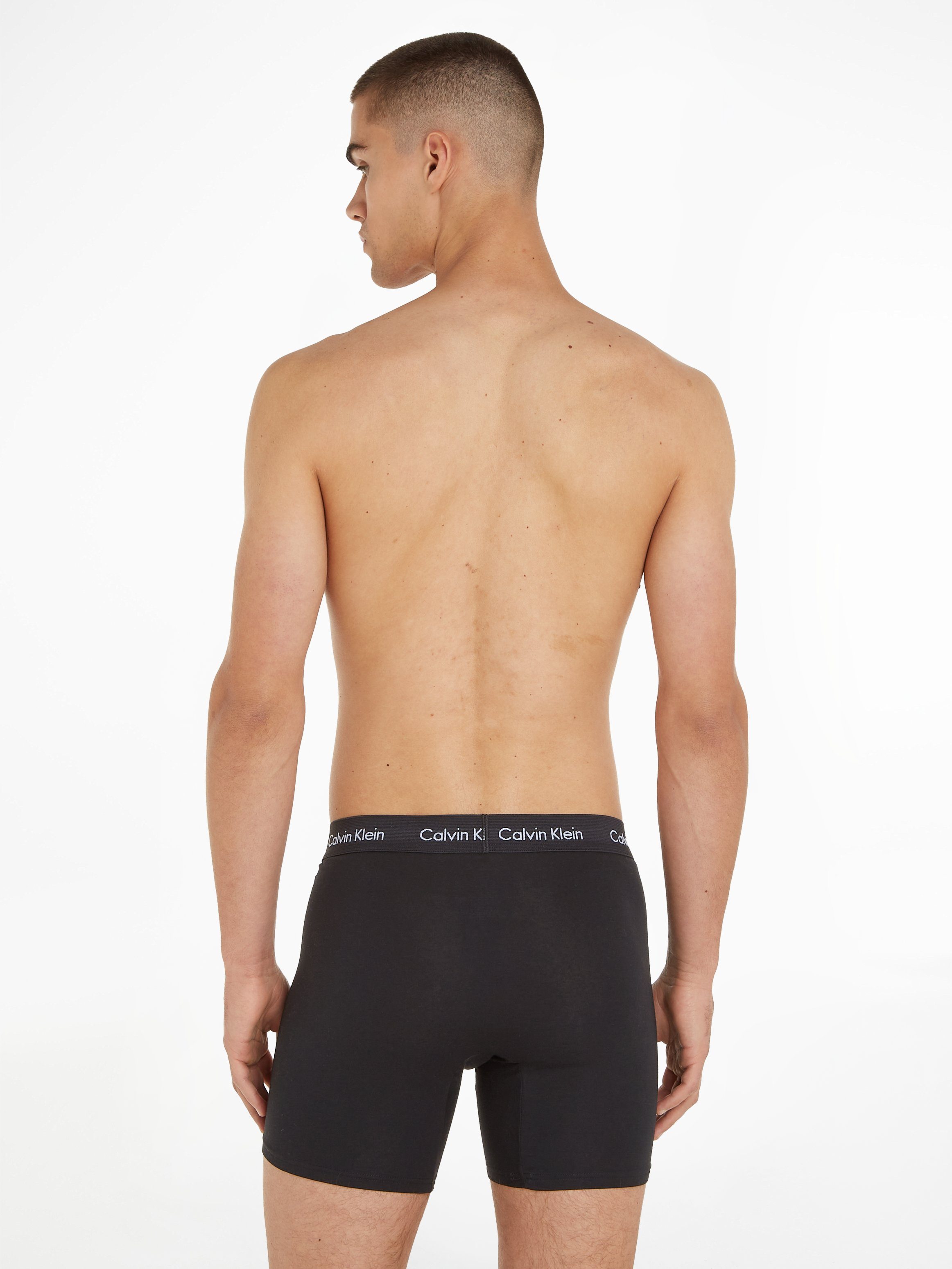 Calvin Klein Boxershort CK lange boxer met langere pijpen (set, 3 stuks)