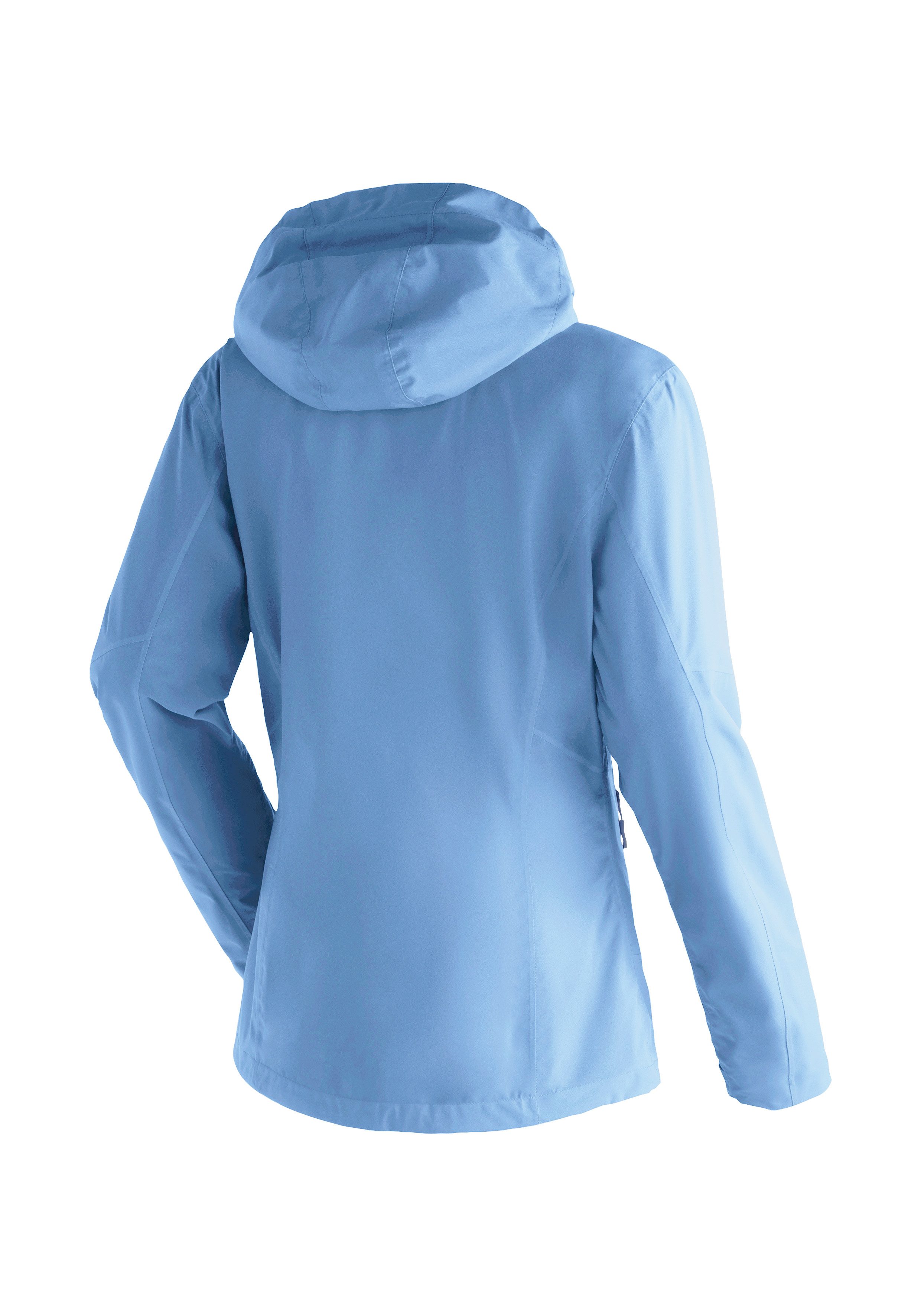 Maier Sports Outdoorjack Metor rec W Dames regenjack met capuchon, waterdicht, 2 buitenzakken, binnenzak