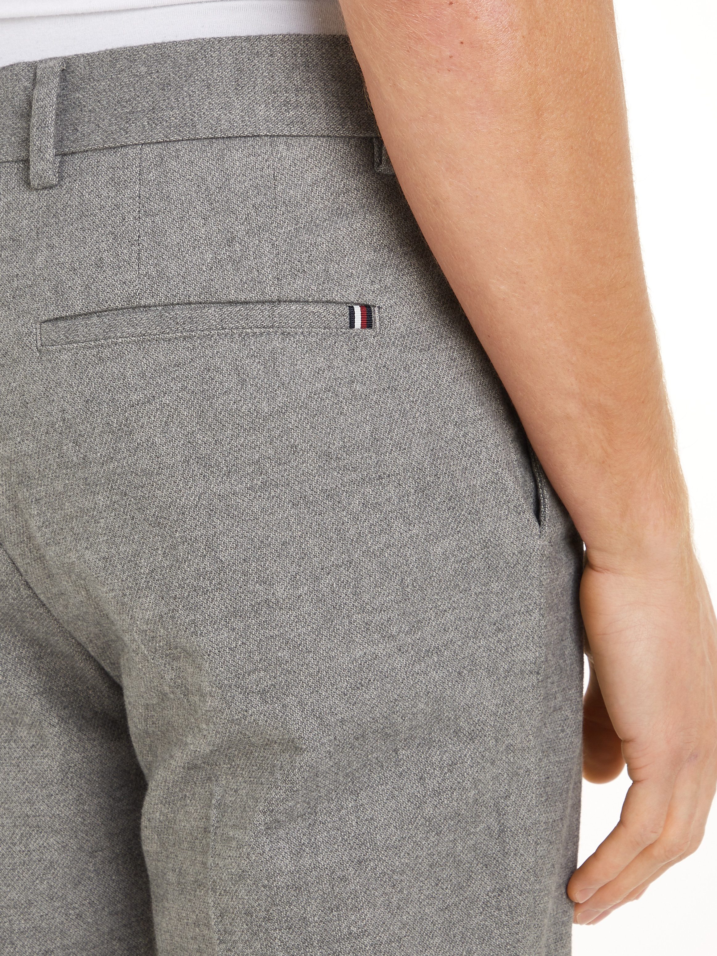 Tommy Hilfiger Five-pocketsbroek DC DENTON BRUSHED MARL gemêleerd ontwerp, met persplooien