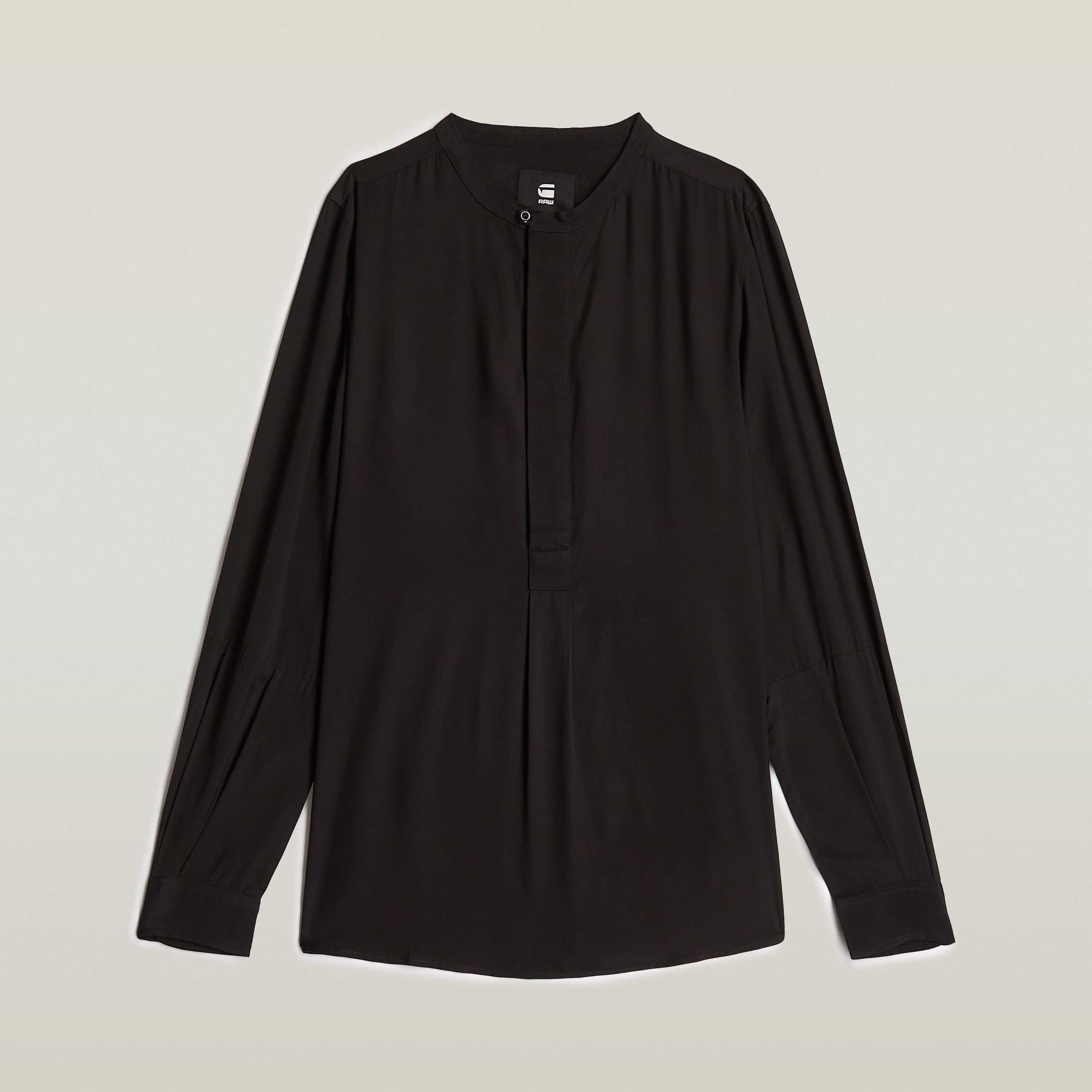 G-Star RAW Blouse met lange mouwen Half Placket Top ls wmn met verborgen knoopsluiting