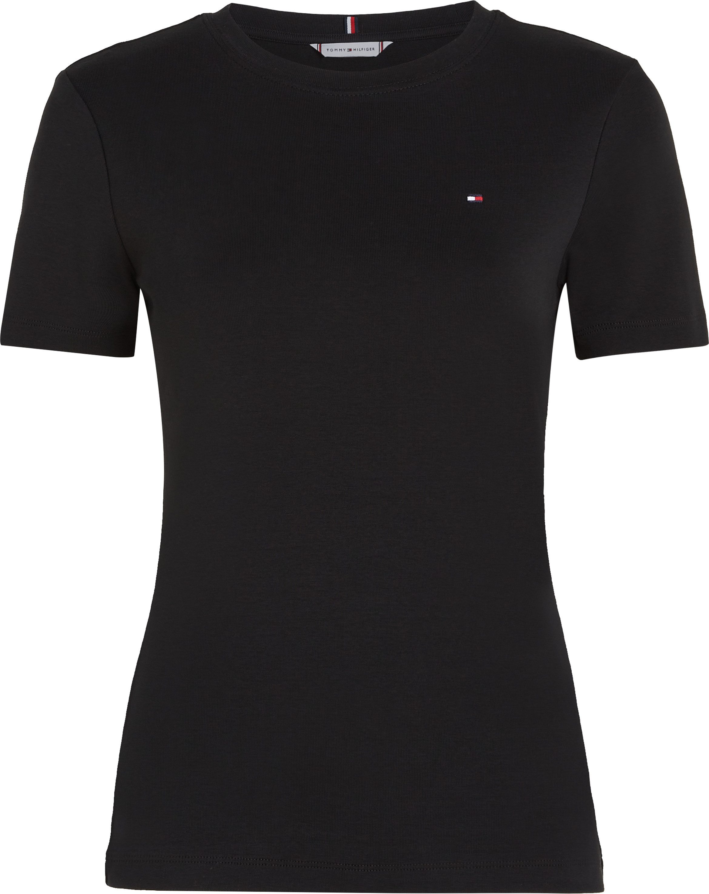 Tommy Hilfiger Curve Shirt met ronde hals CRV SLIM CODY C-NK SS in grote maten, met ronde hals