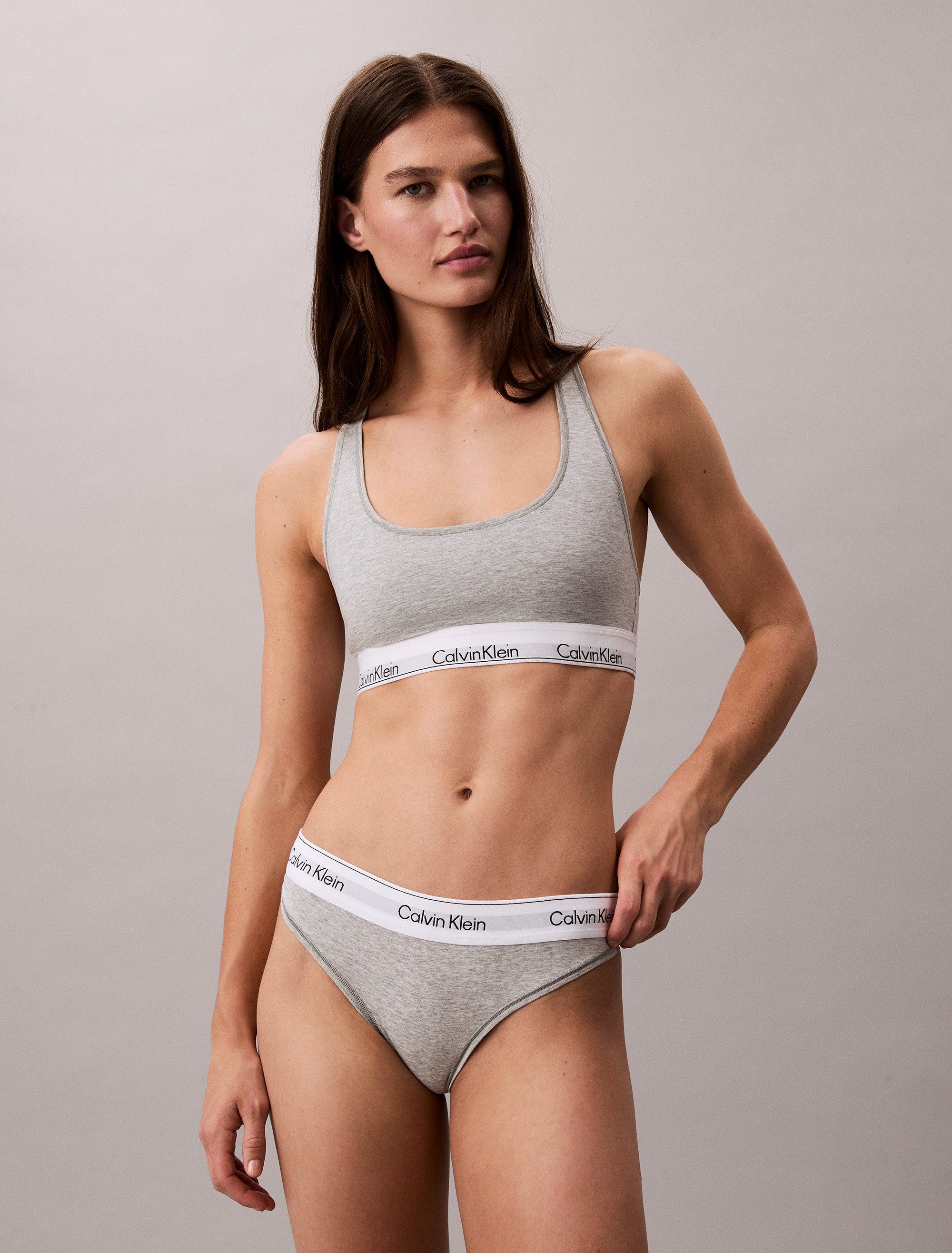 Calvin Klein String Modern Cotton met brede boord