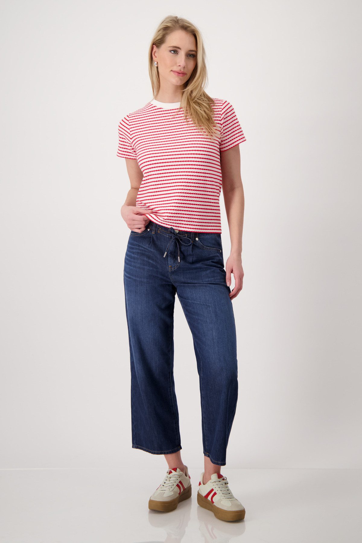 Monari Shirt met ronde hals Met een ronde hals