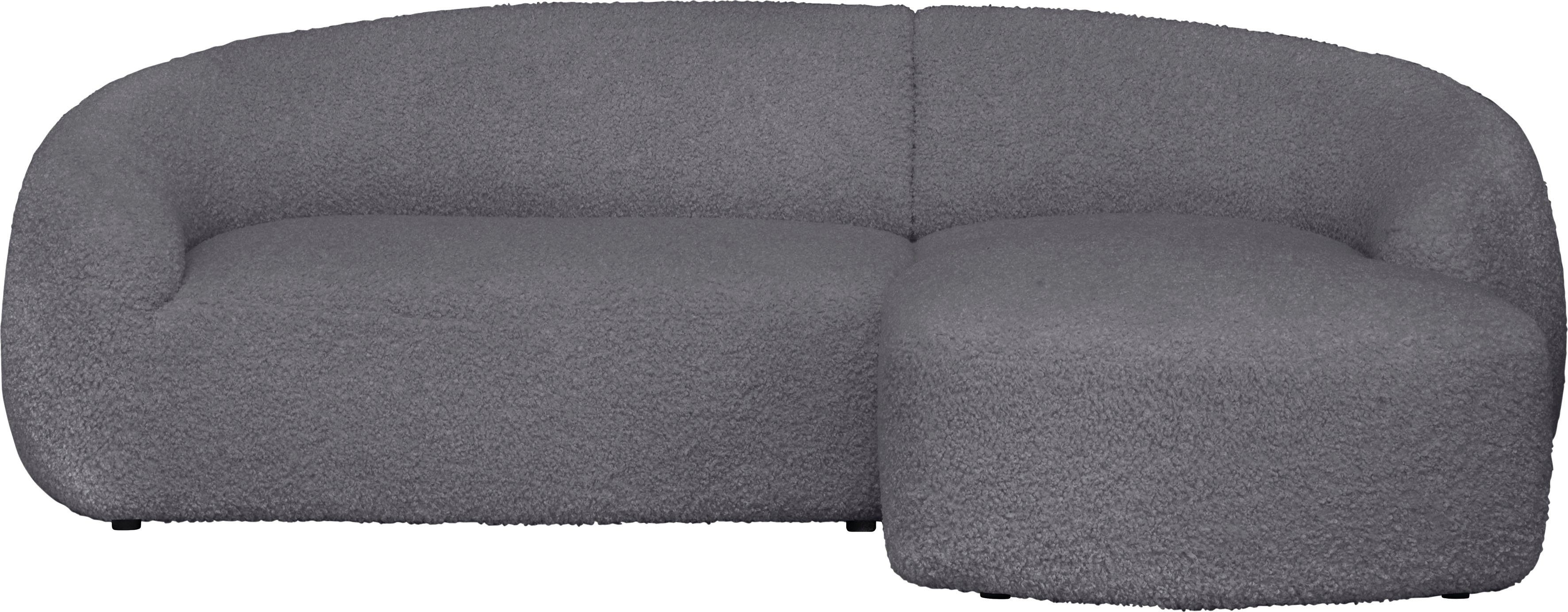 LeGer Home by Lena Gercke Hoekbank YANI L-vorm, designerbank, organische vorm, afmetingen B/D/H: 255/170/81 cm