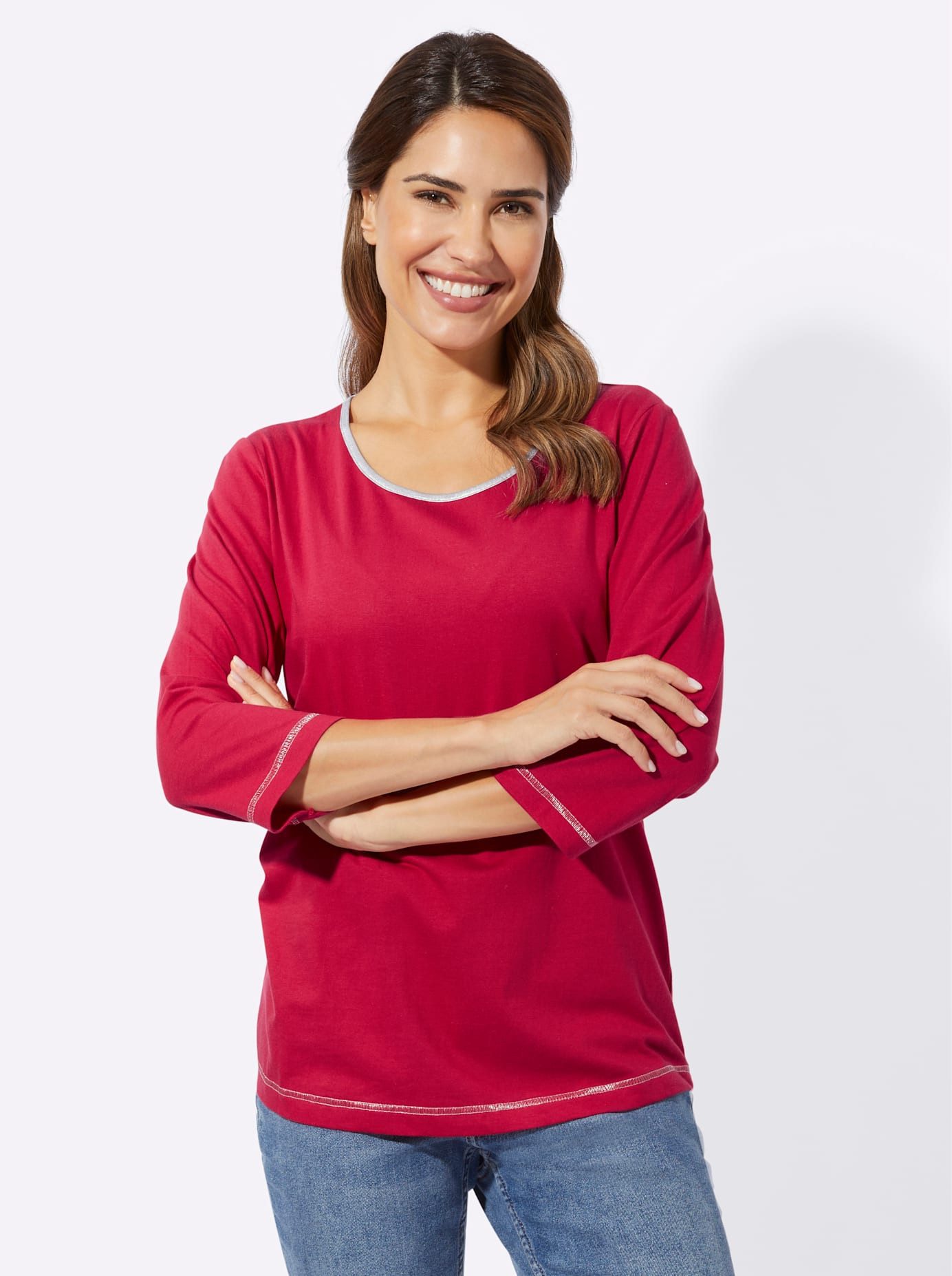 Classic Basics Shirt met 3/4 mouwen Shirt met 3/4-mouwen (1-delig)
