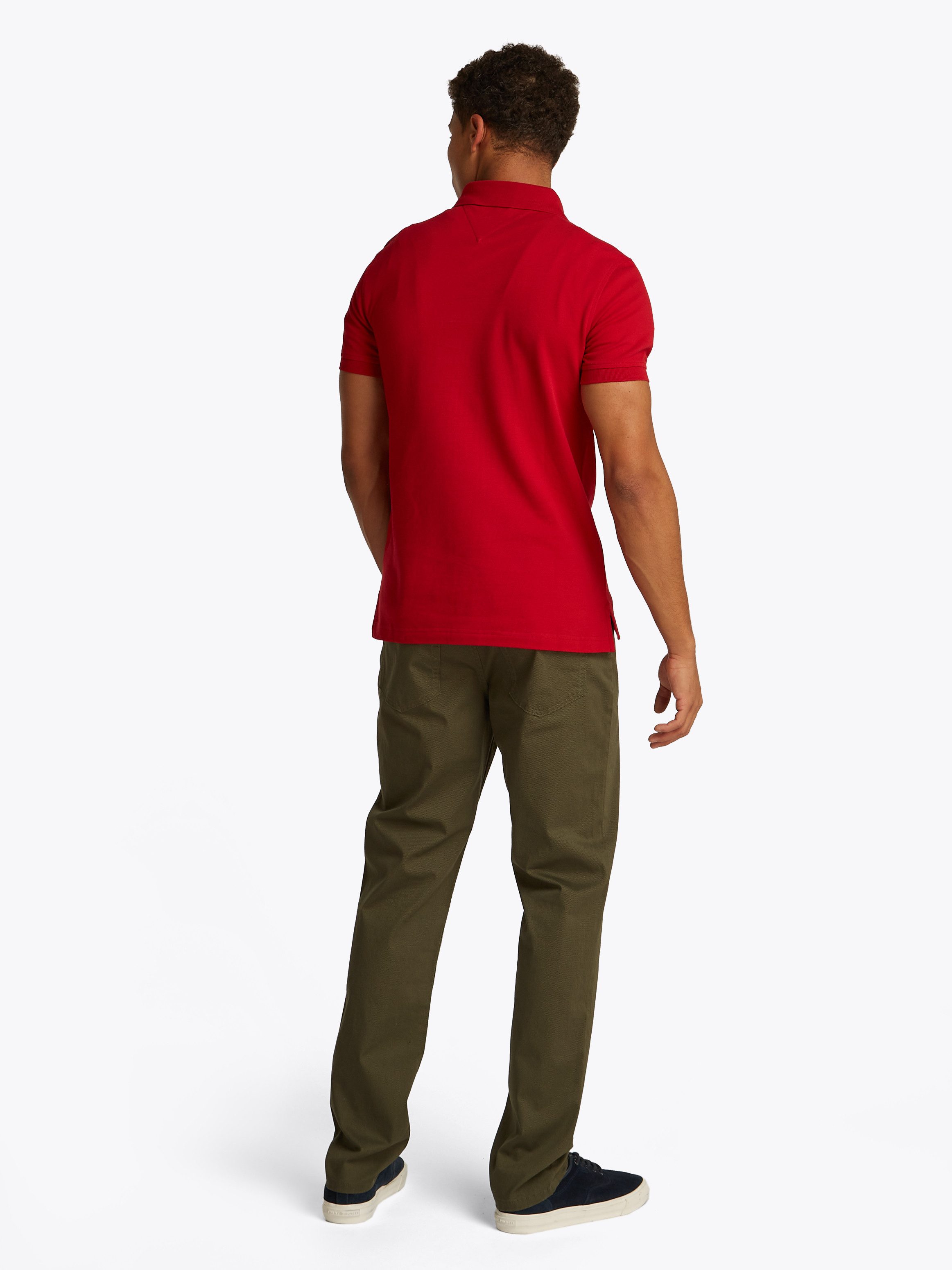 Tommy Hilfiger Poloshirt 1985 SLIM POLO hoogwaardige katoen-piqué kwaliteit