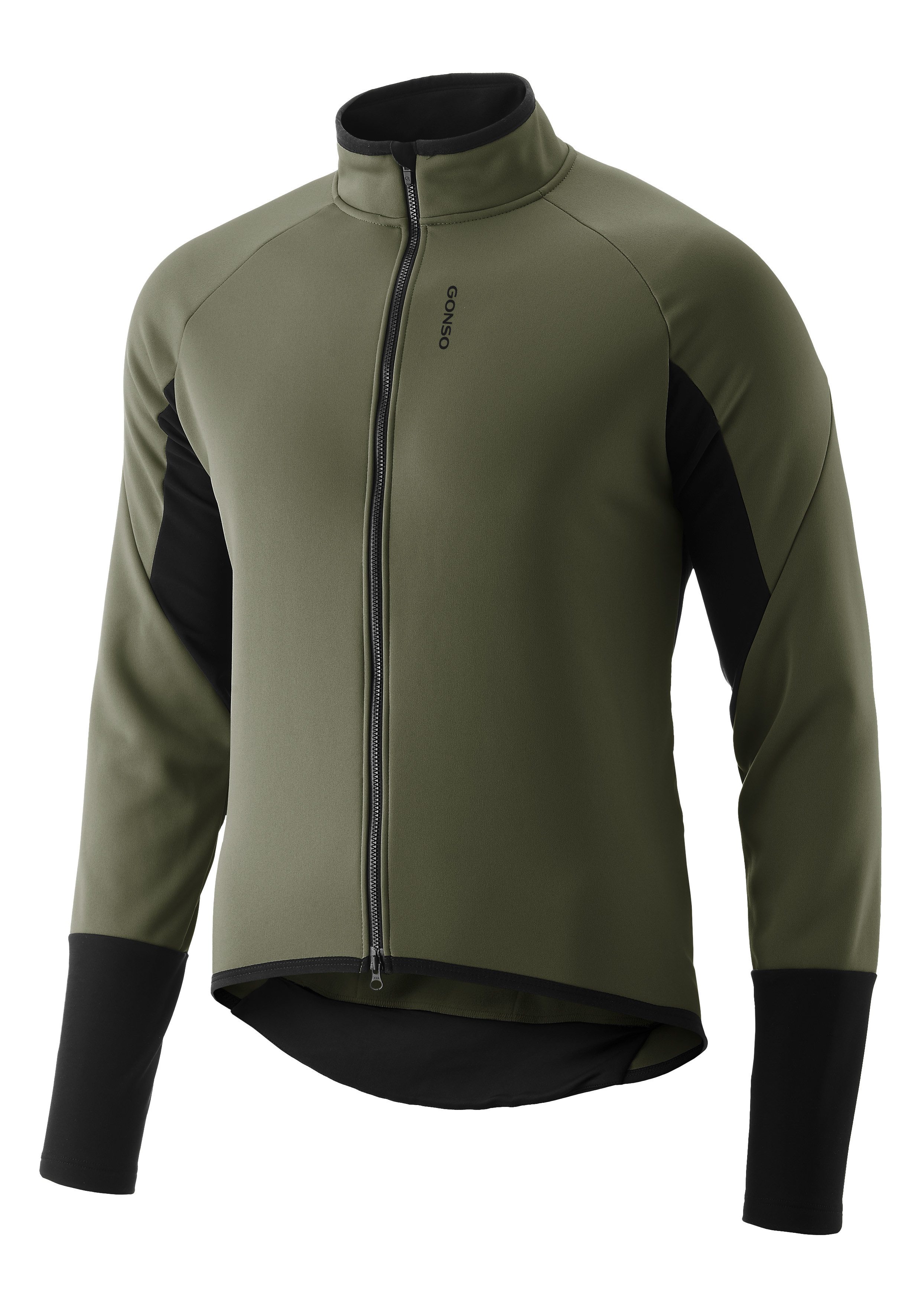 Gonso Fietsjack ROAD JACKET SOFTSHELL 2 M Heren softshell-jack, ademende fietsjack, tight fit