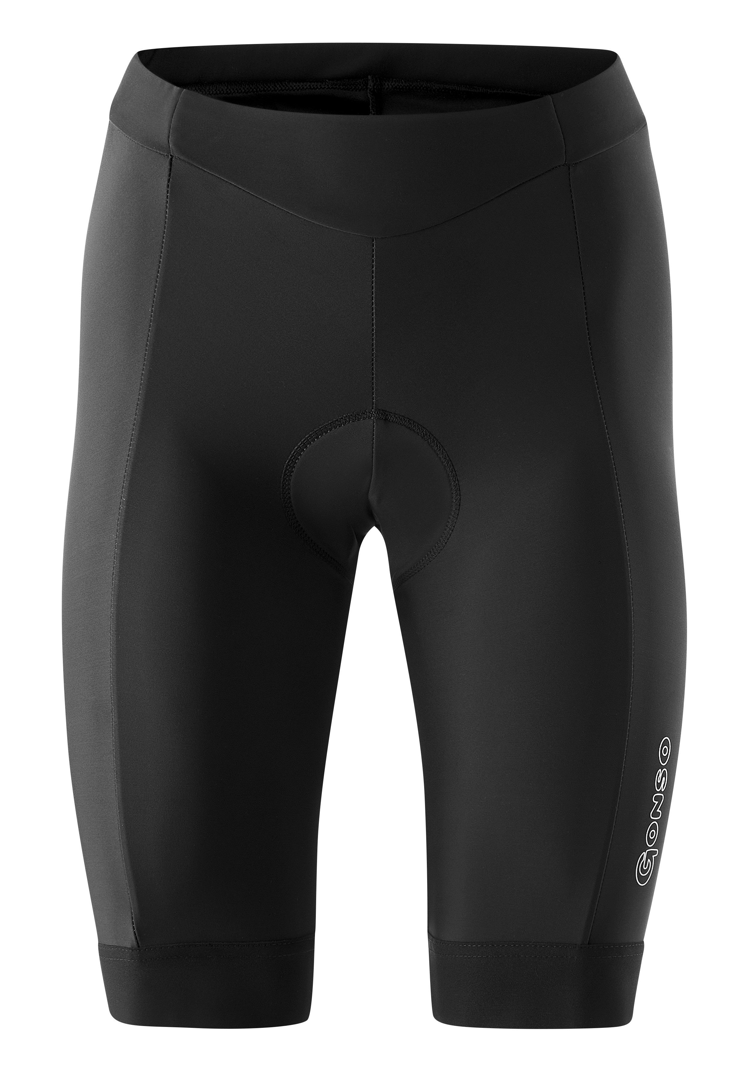 Gonso Fietsbroek Fortuna korte dames fietsbroek met zitkussen, duurzame fietsbroek
