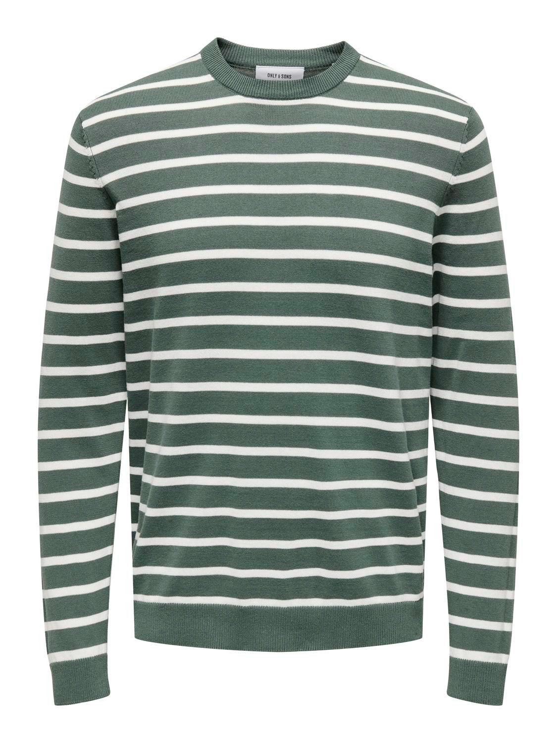 ONLY & SONS Trui met ronde hals ONSALEX 12 SOLID CREW NECK KNIT
