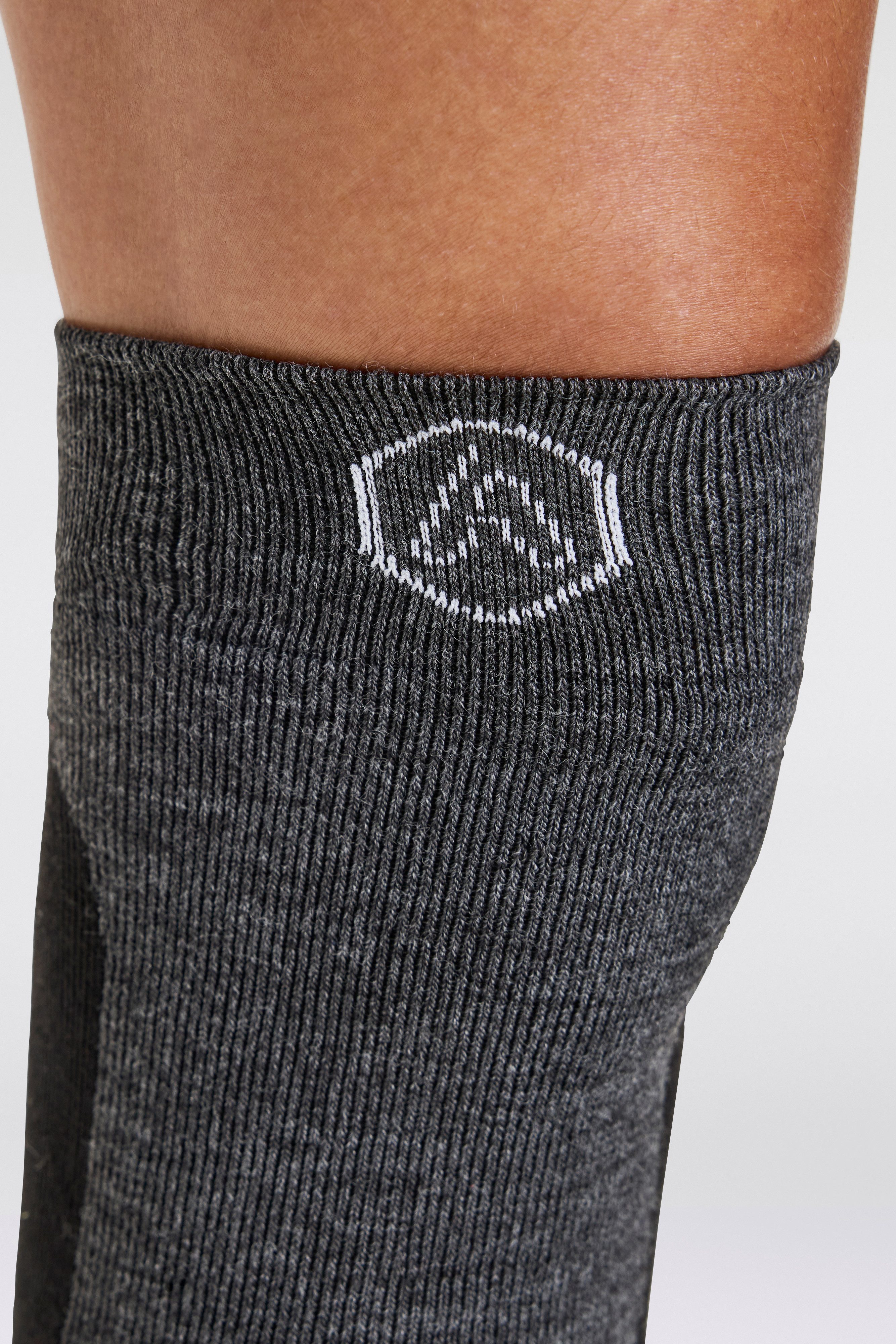 Apollo Kniekousen ADULTS SKI SOCKS DESIGN Unisex, hoog, met logoborduring in twee verschillende ontwerpen (2 paar, Set van 2)