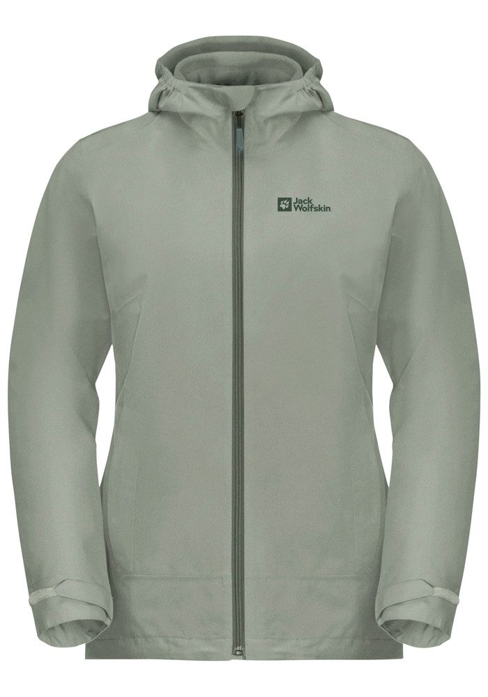 Jack Wolfskin Functioneel 3-in-1-jack MOONRISE 3IN1 JKT W met waterafstotende ritsen