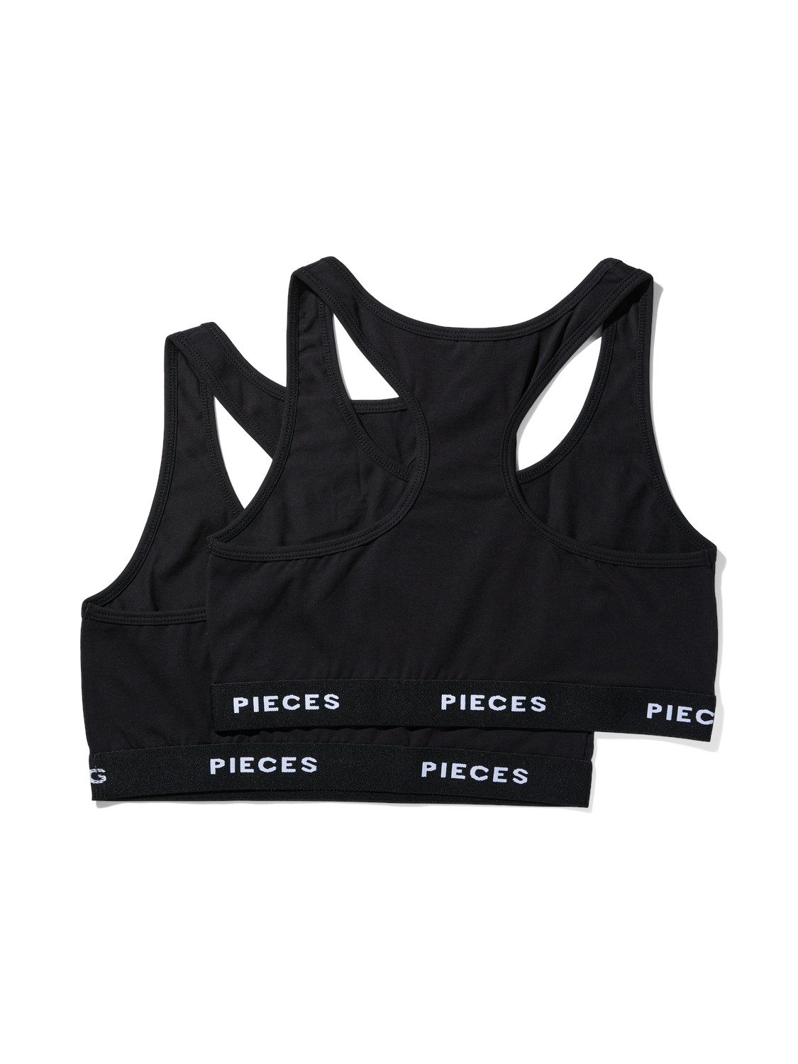 pieces Bustier PCLOGO LADY TOP 2 PACK NOOS BC (set 2-delig)