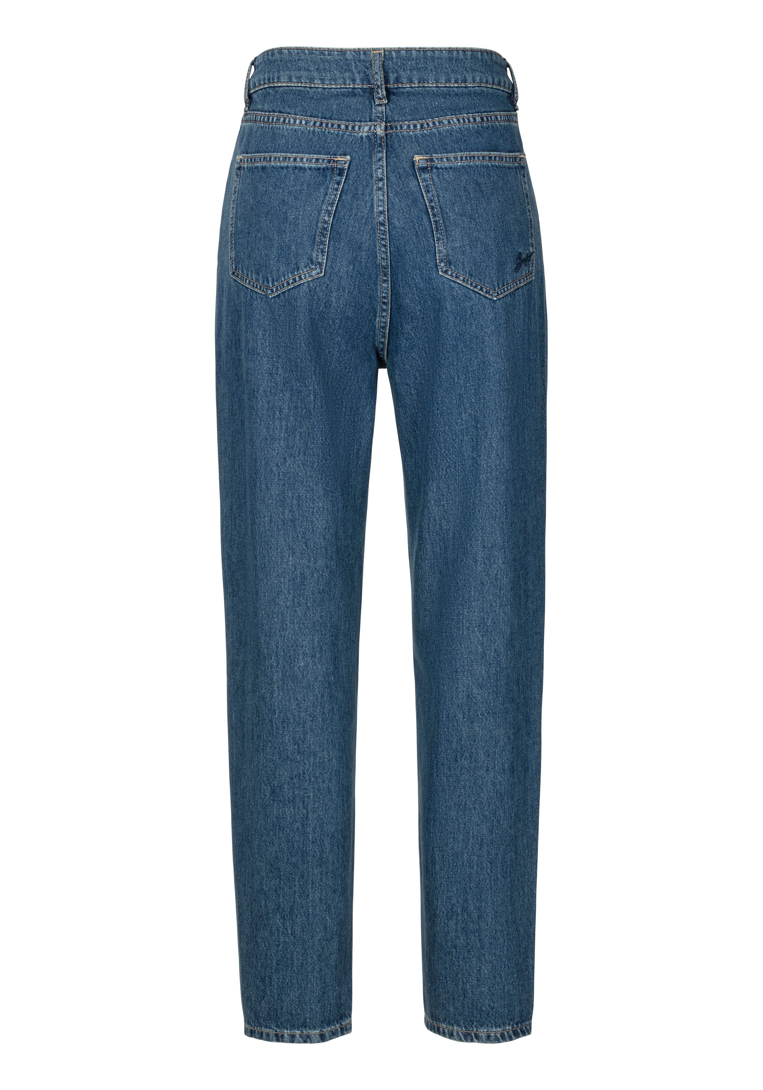 Boss Orange Mom jeans Ruth High Rise Hochbund High Waist Premium Denim Jeans (BOSS ORANGE DENIM)