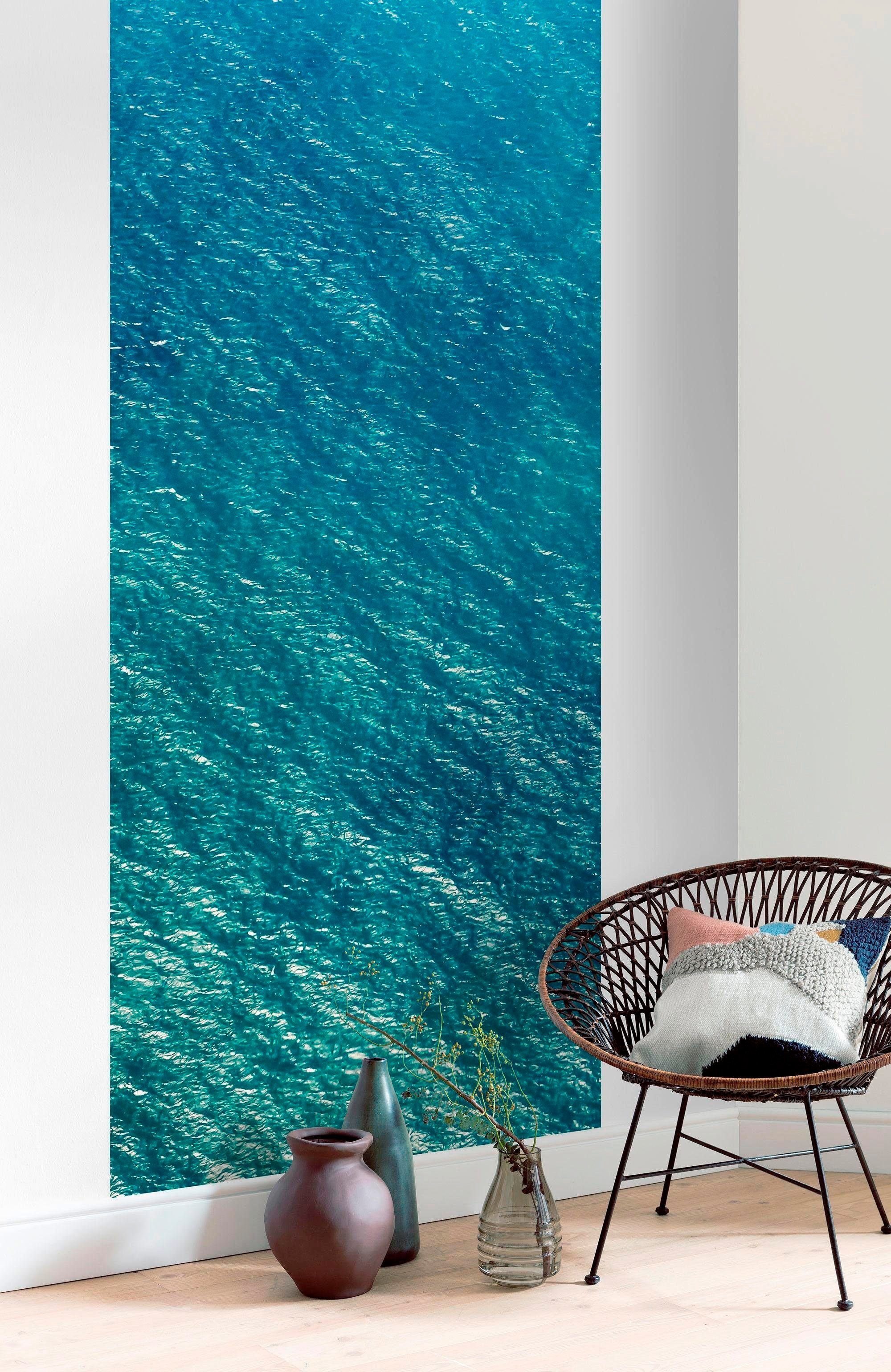 Komar Vliesbehang Digitale print vlies - Blaupause Panel - Afmeting 100 x 250 cm (1 stuk)