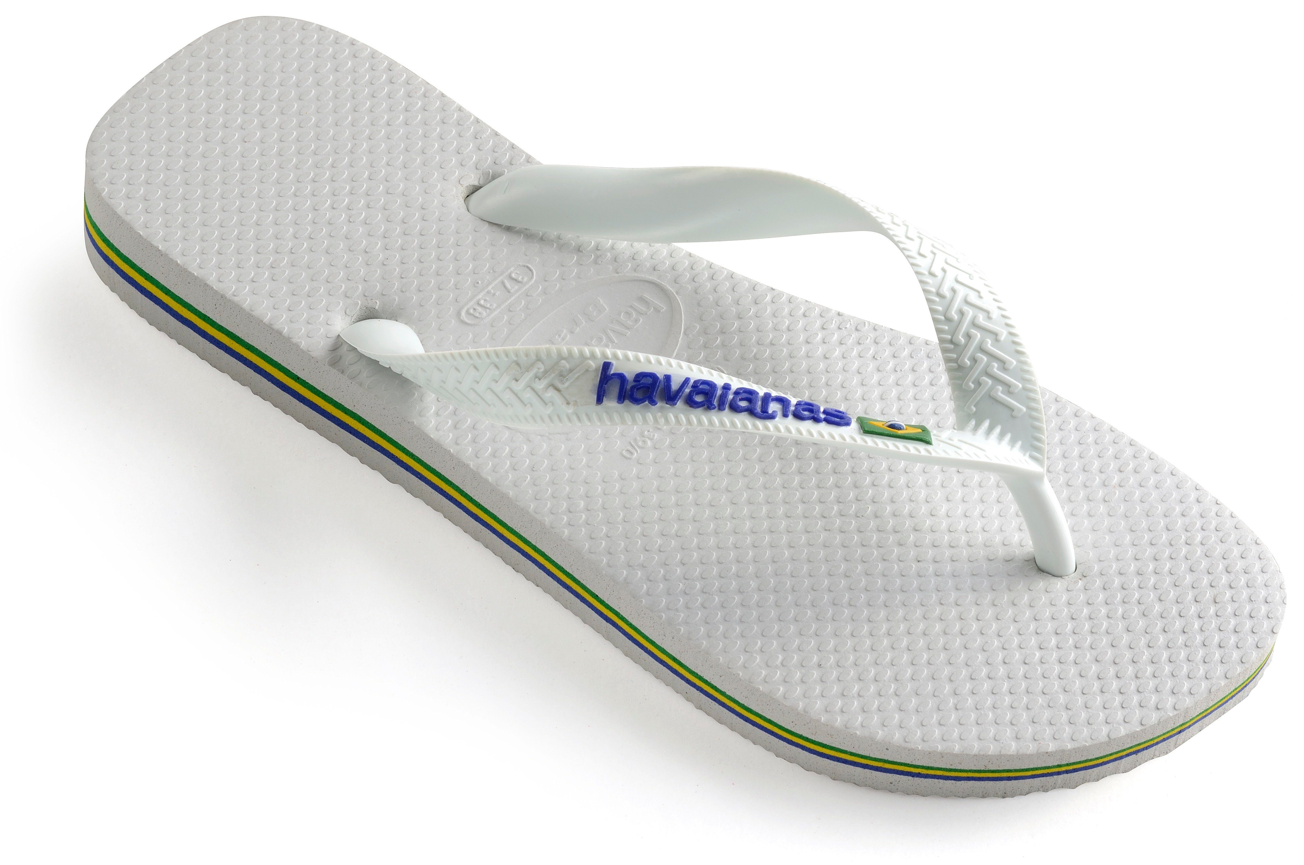 Havaianas Teenslippers Brasil Logo zomerschoen, slippers, poolslides met logo-opschrift