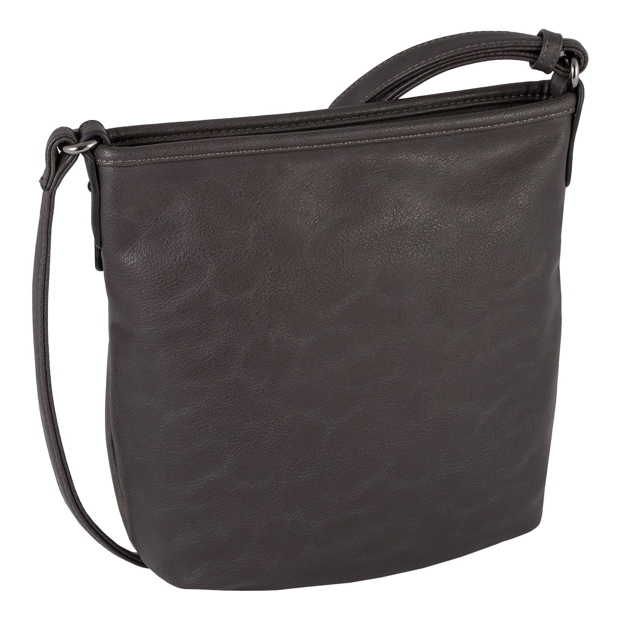 Tom Tailor Schoudertas Juna met details in metallic-look