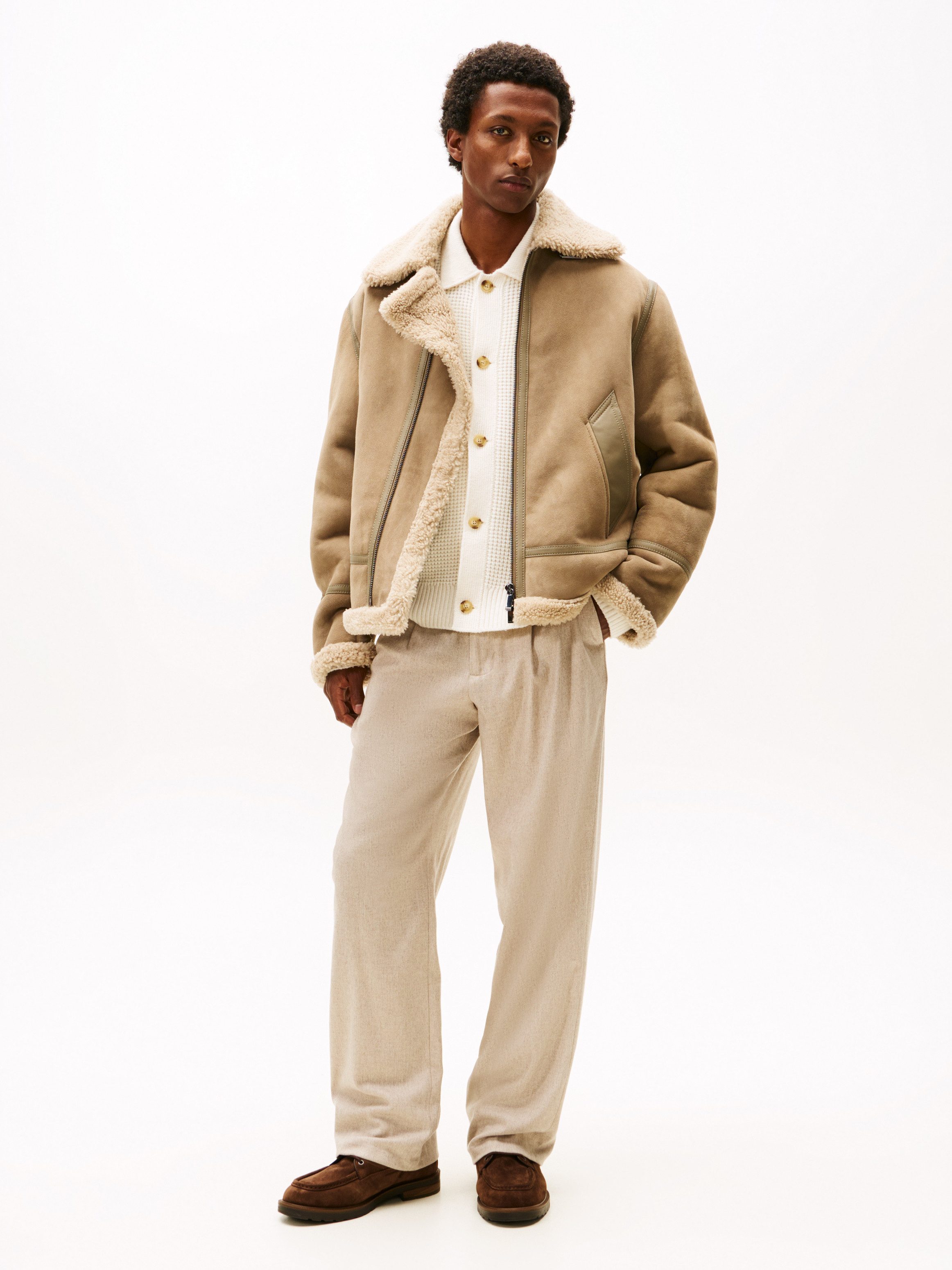 Tommy Hilfiger Veterschoenen CLEATED HILFIGER W SDE MOC BOOT veterenkellaars met modieuze mocassinnaad