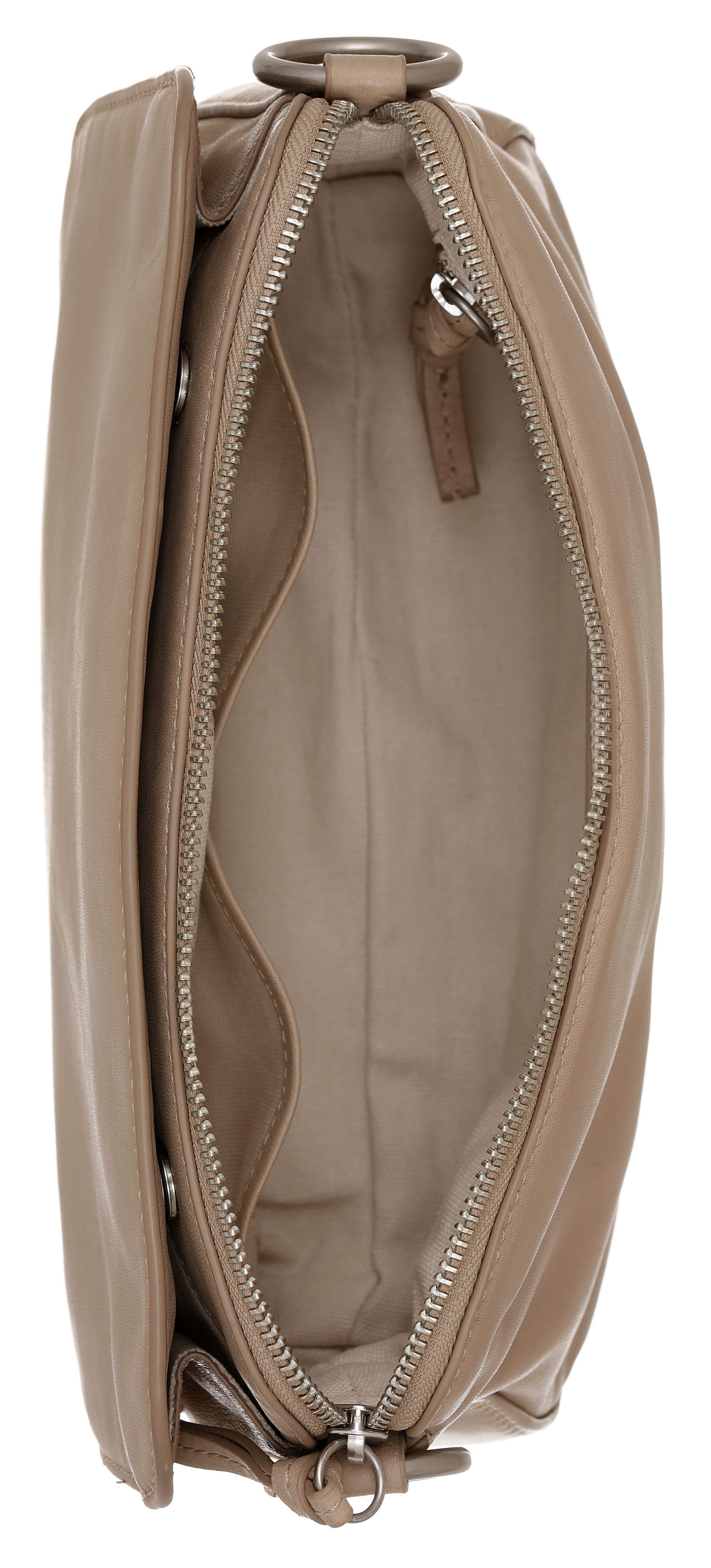 Liebeskind Berlin Schoudertas CLARICE NATURAL SHEEP Clarice Gecertificeerd volgens Leather Working Group
