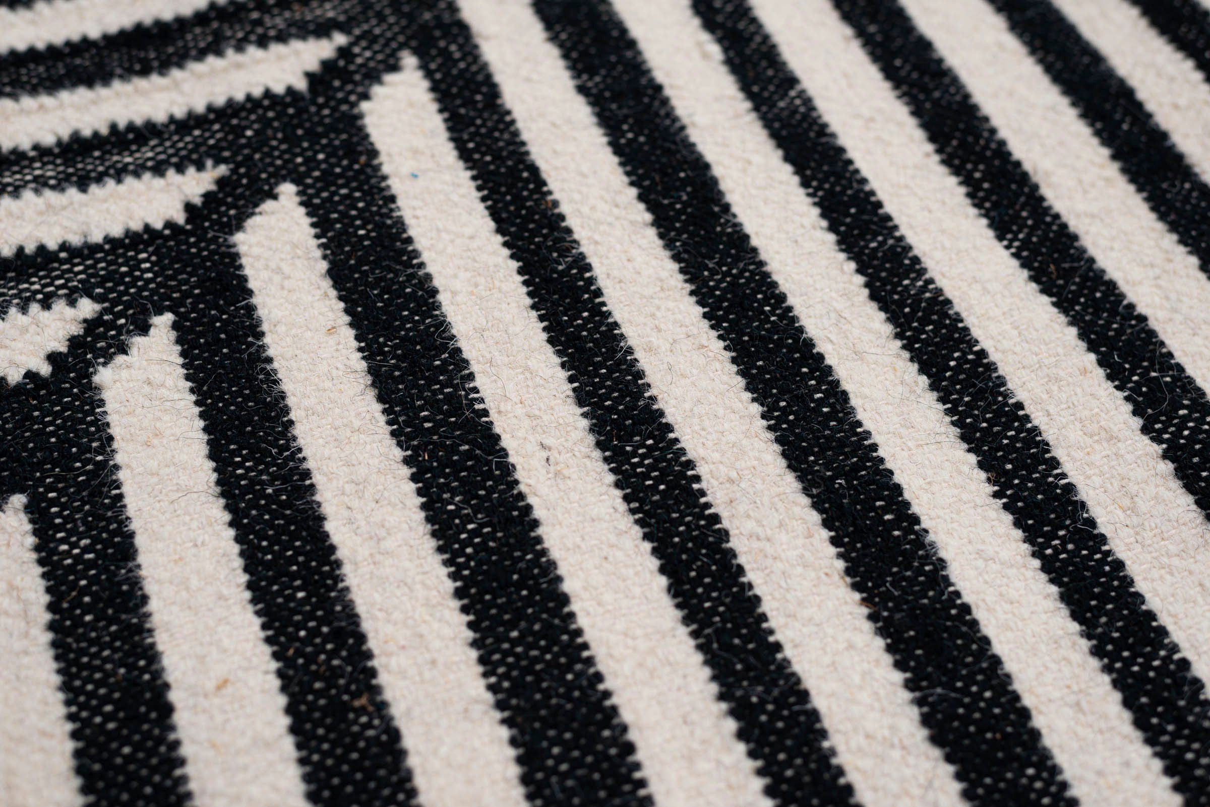 TOM TAILOR HOME Vloerkleed Criss Cross met de hand geweven, met franje, boho-stijl
