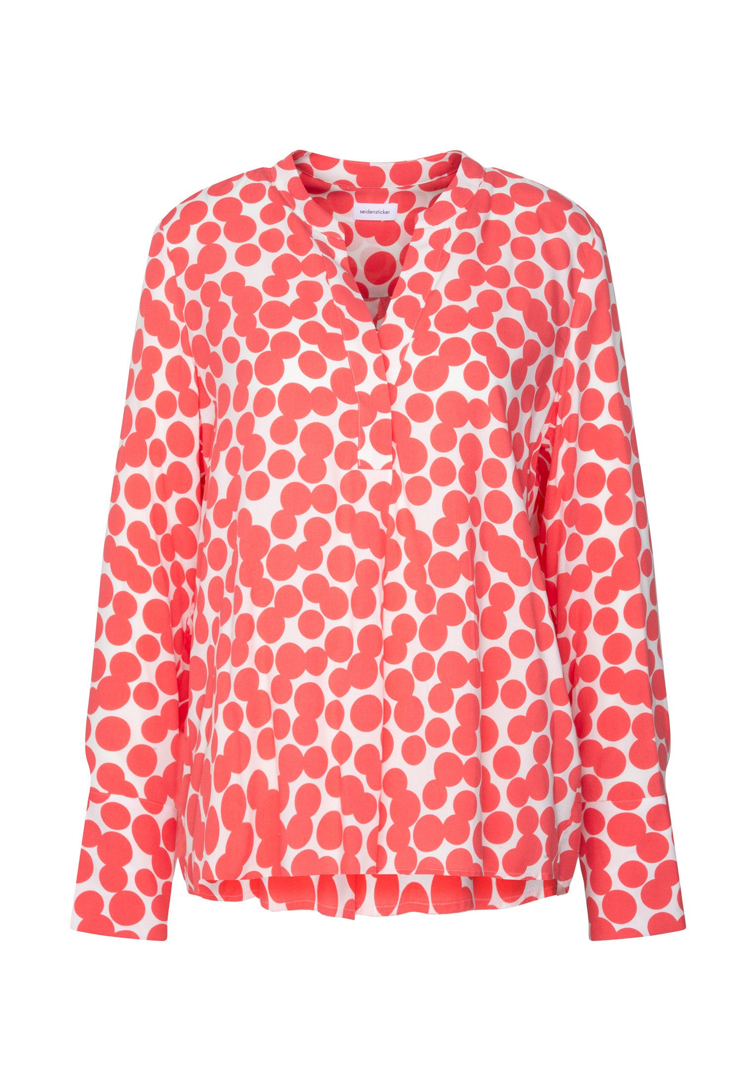 seidensticker Klassieke blouse Zwarte roos Tuniek stippen